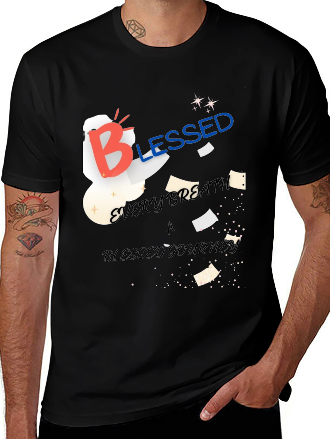 Blessed Journey Graphic Tee - Stylish Comfort Fit