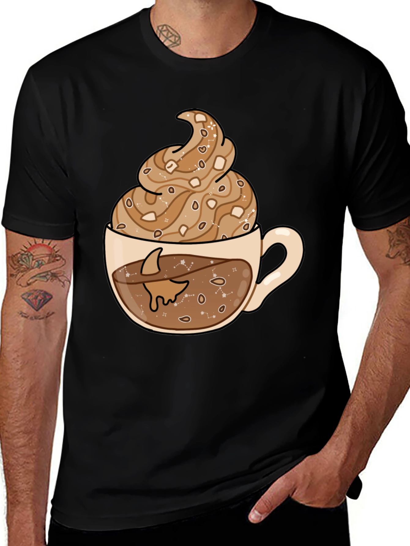 Variant 2 of Coffee & Constellations Graphic Tee