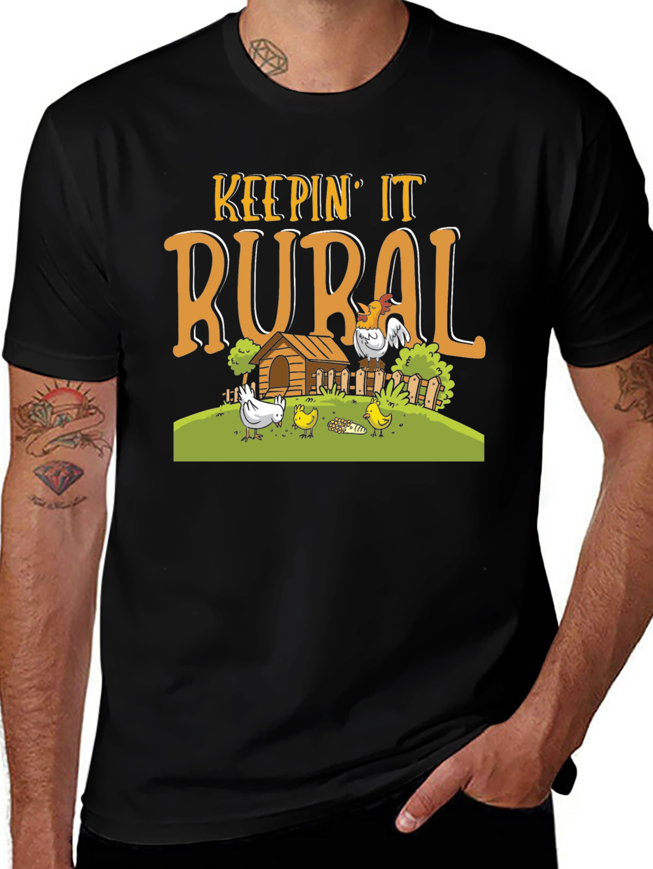 Variant 13 of Keepin' It Rural T-Shirt