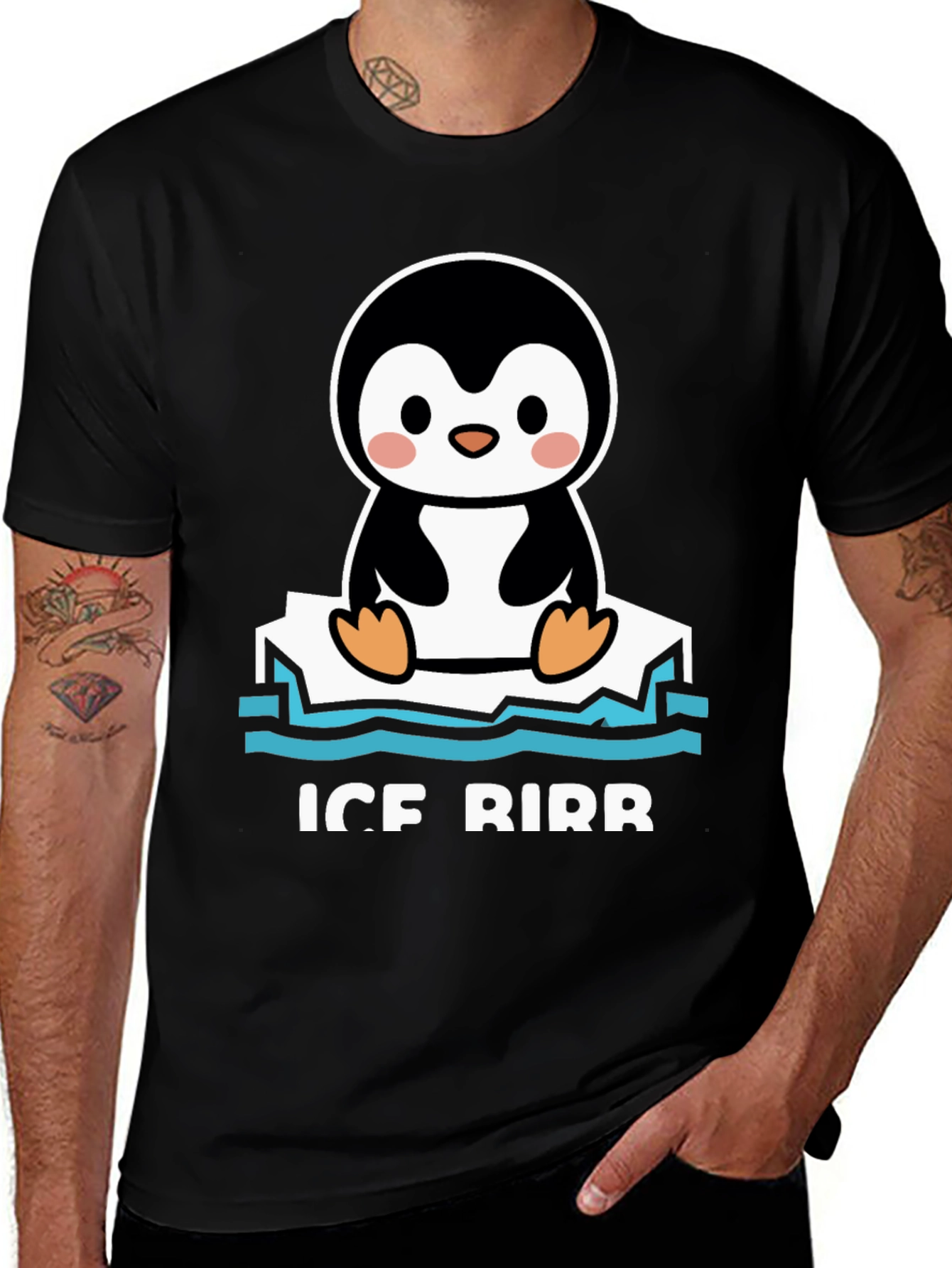 Variant 9 of Ice Birb T-Shirt - Cute Penguin Tee