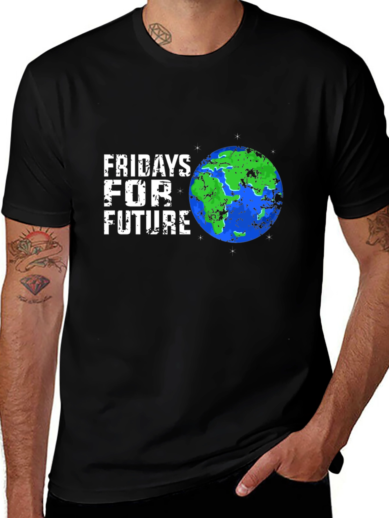 Fridays For Future Earth Graphic Tee - Activist Apparel