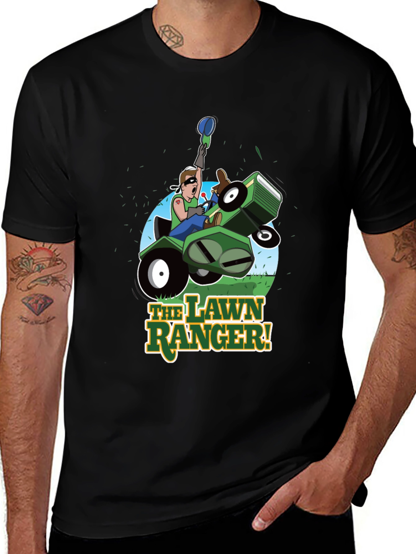 Variant 25 of The Lawn Ranger Graphic T-Shirt