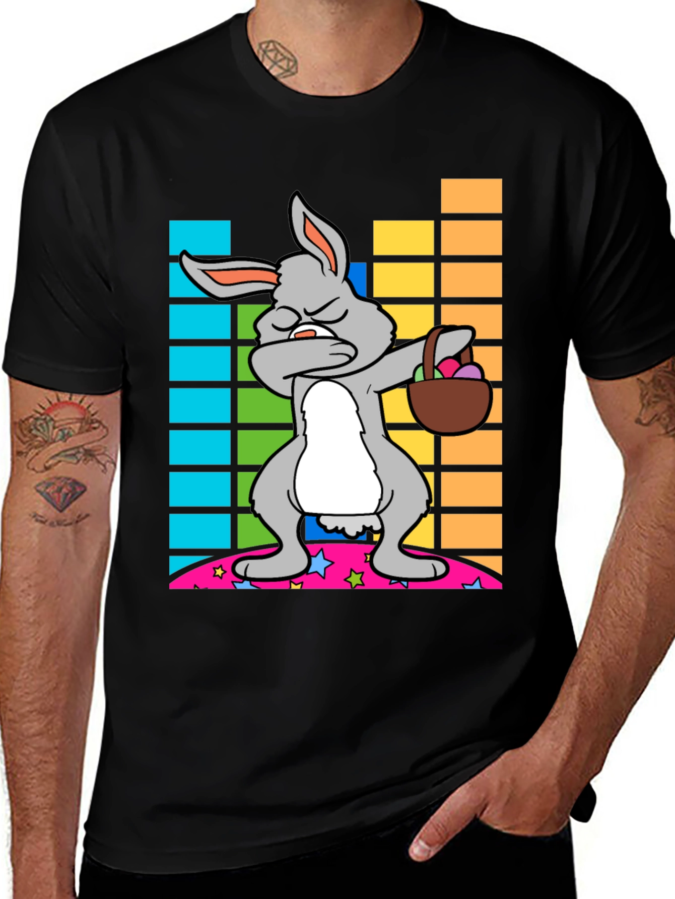 Variant 14 of Easter Bunny Dab T-Shirt