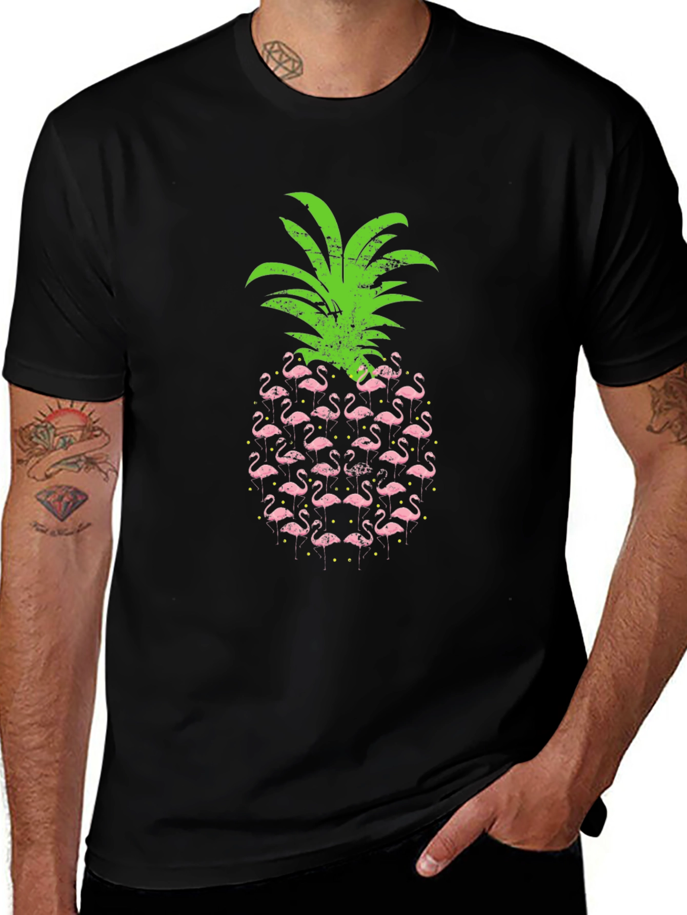 Flamingo Pineapple Graphic Tee