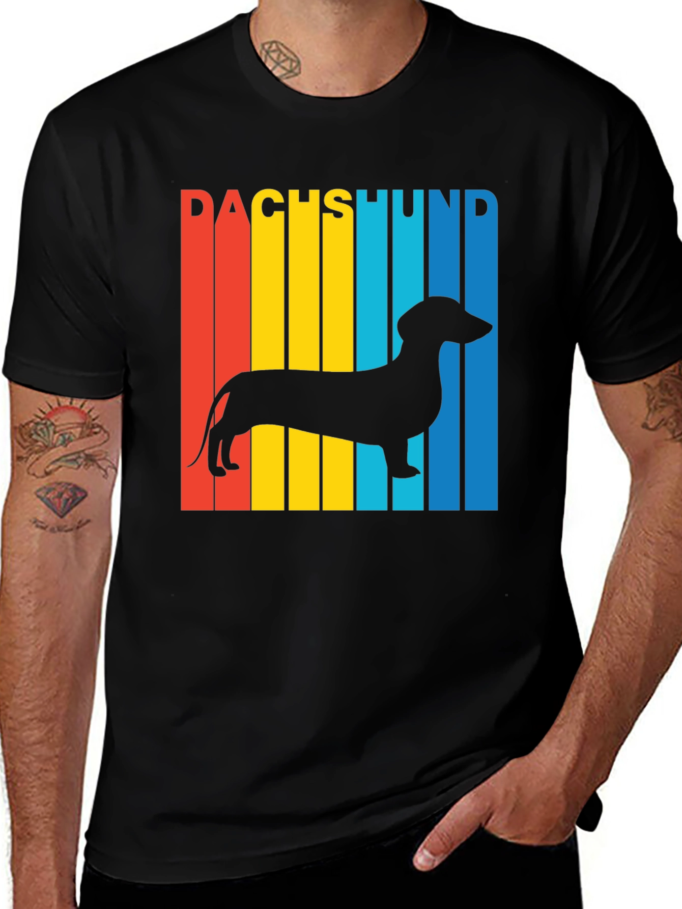 Variant 23 of Dachshund Retro Style T-Shirt