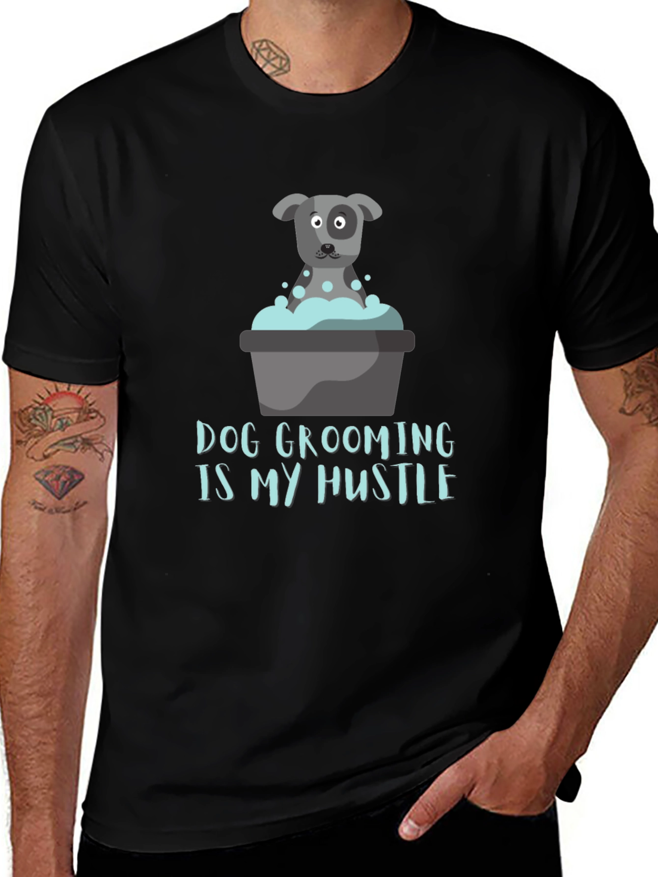 Variant 26 of Dog Grooming Is My Hustle T-Shirt