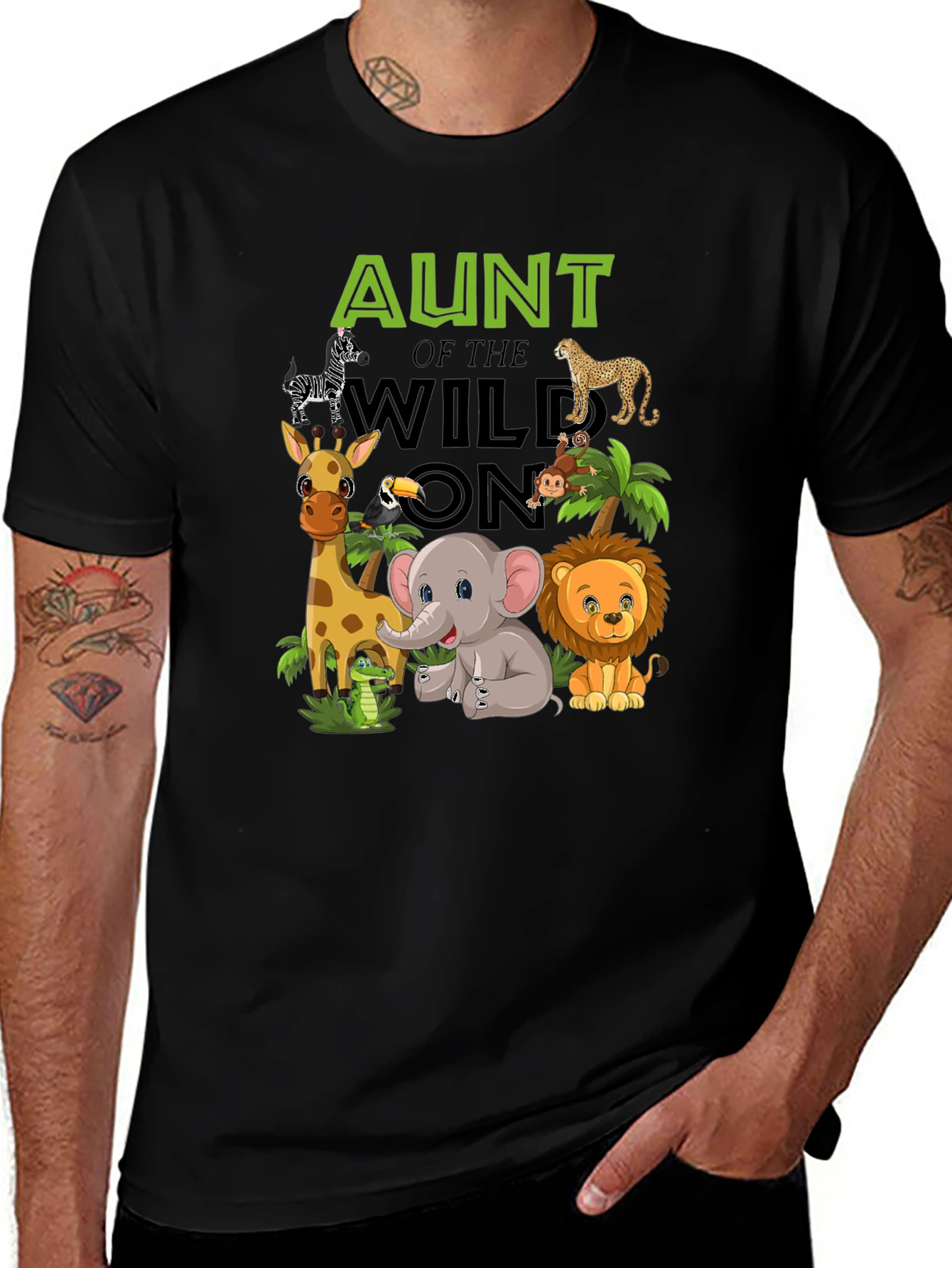Aunt of the Wild One Graphic T-Shirt