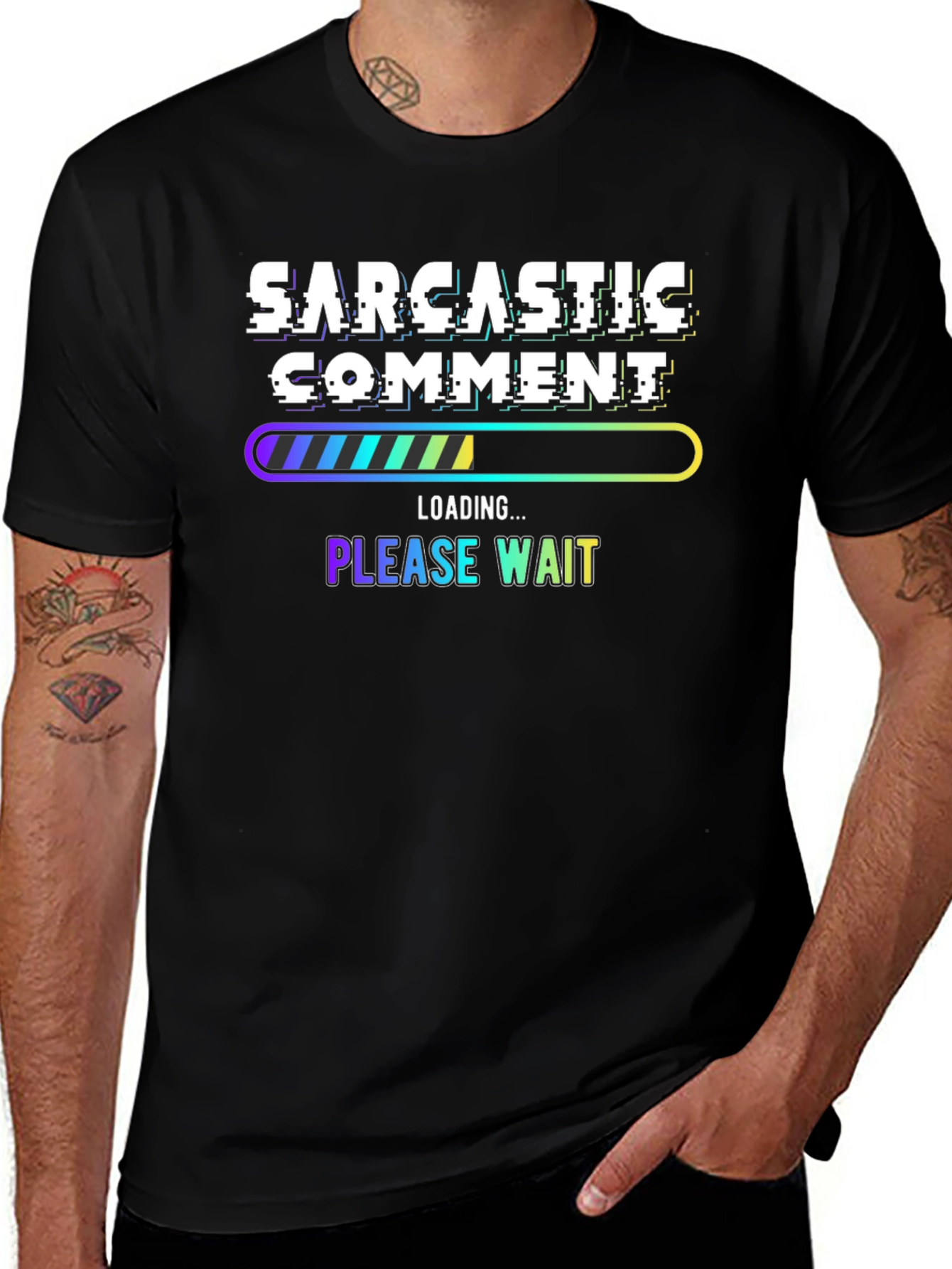 Variant 19 of Sarcastic Comment Loading Funny T-Shirt