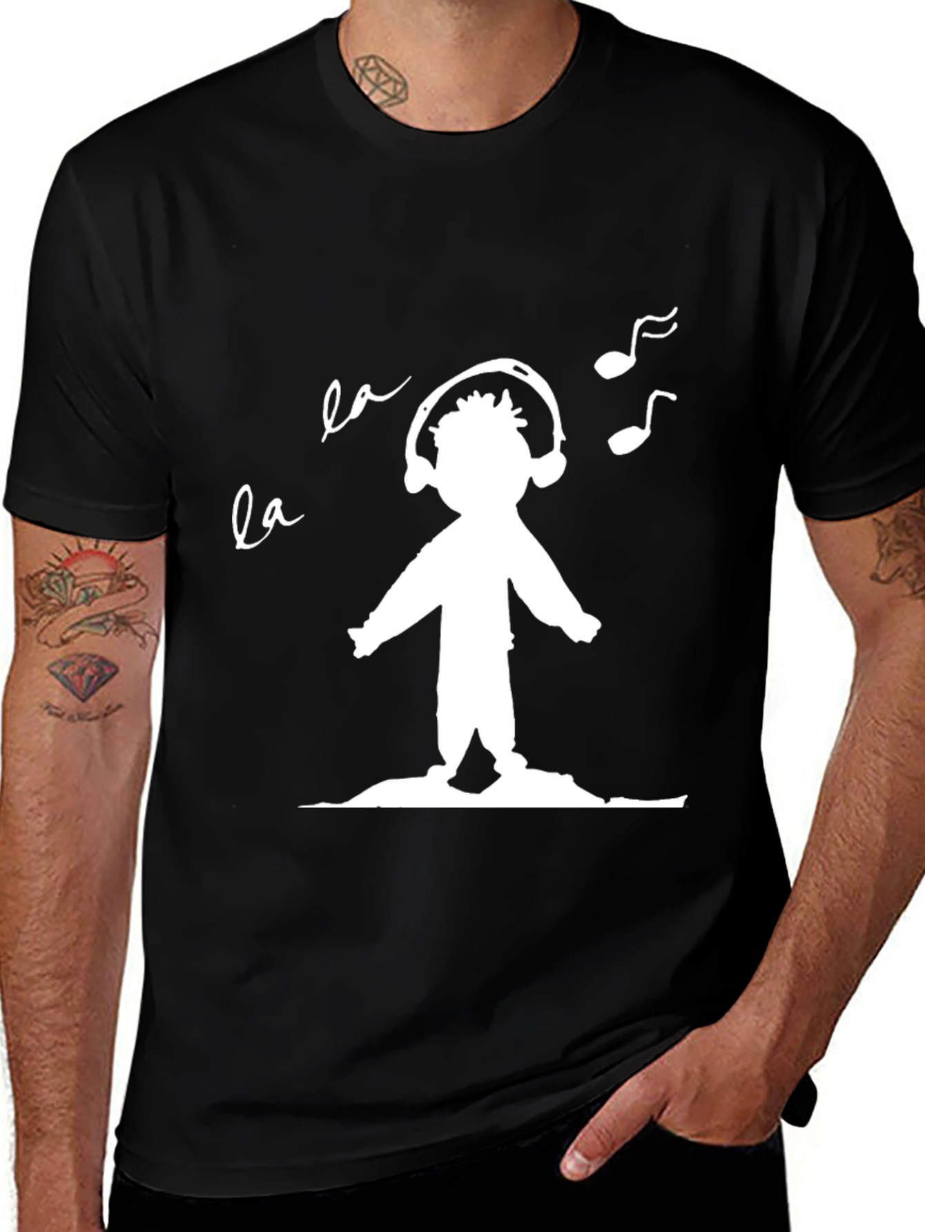 Variant 19 of Fun Graphic Tee: Music Lover's Shirt