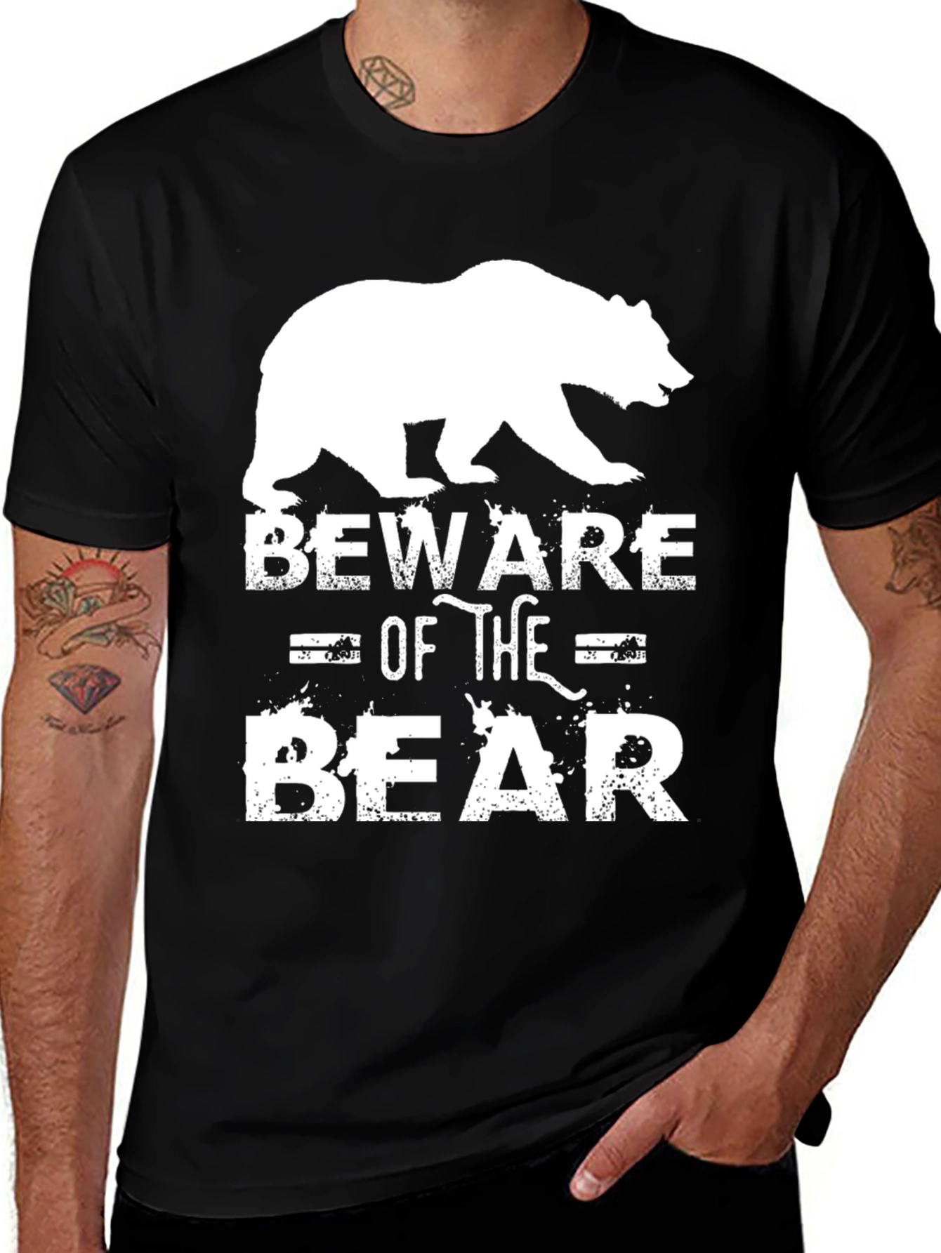 Variant 10 of Beware of the Bear Graphic Tee