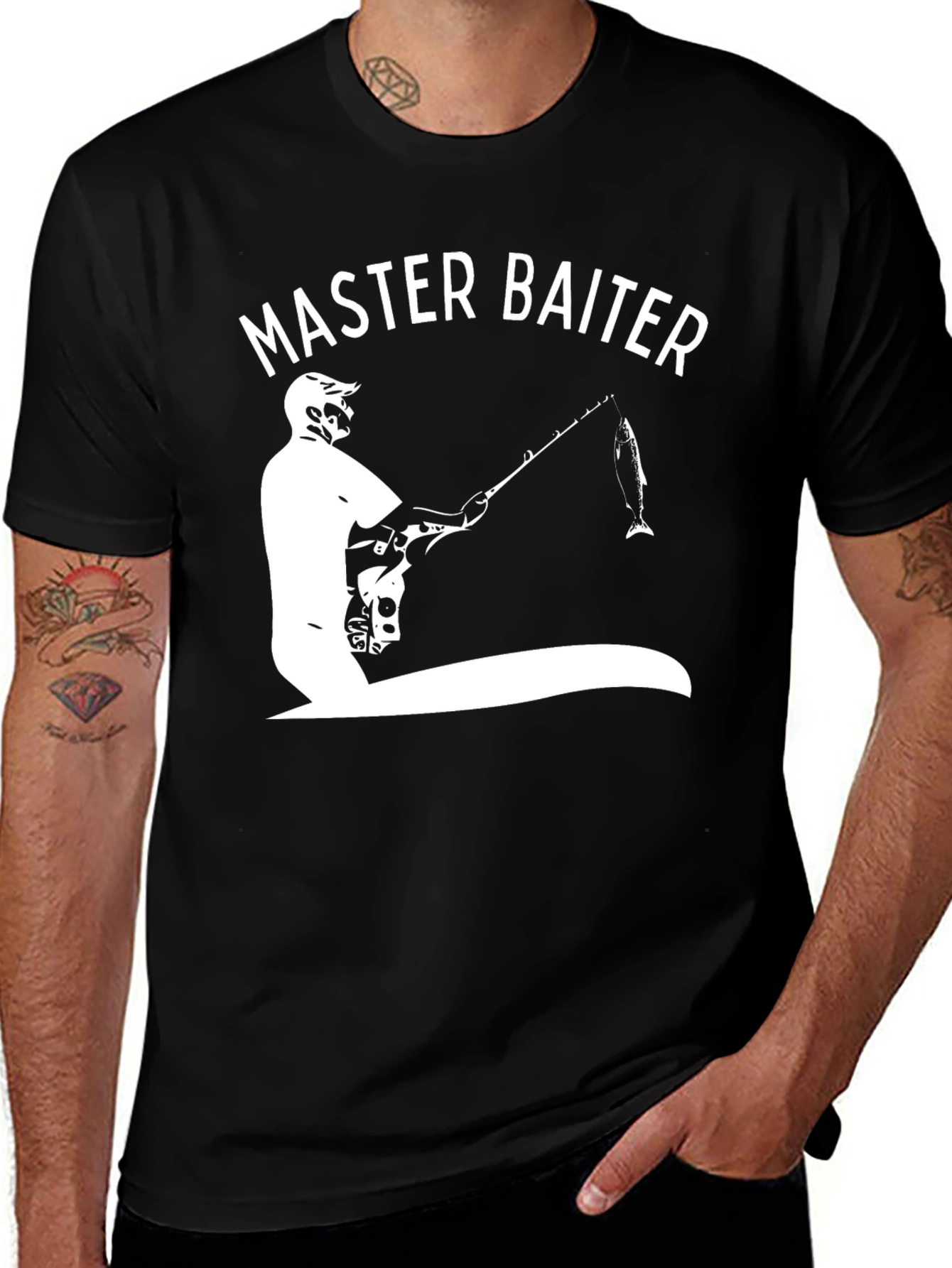 Variant 9 of Master Baiter Funny Fishing T-Shirt