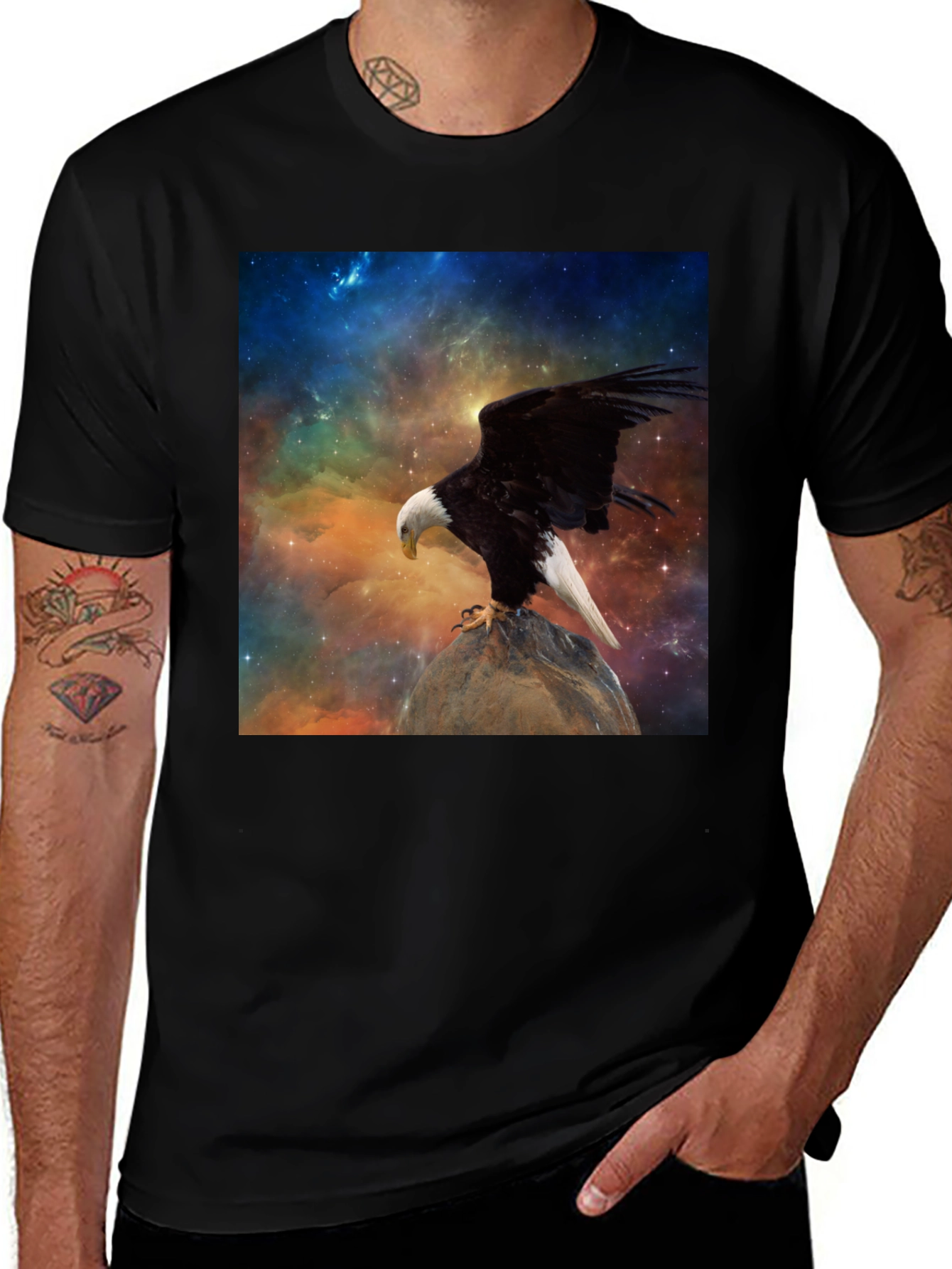 Variant 10 of Eagle Galaxy T-Shirt