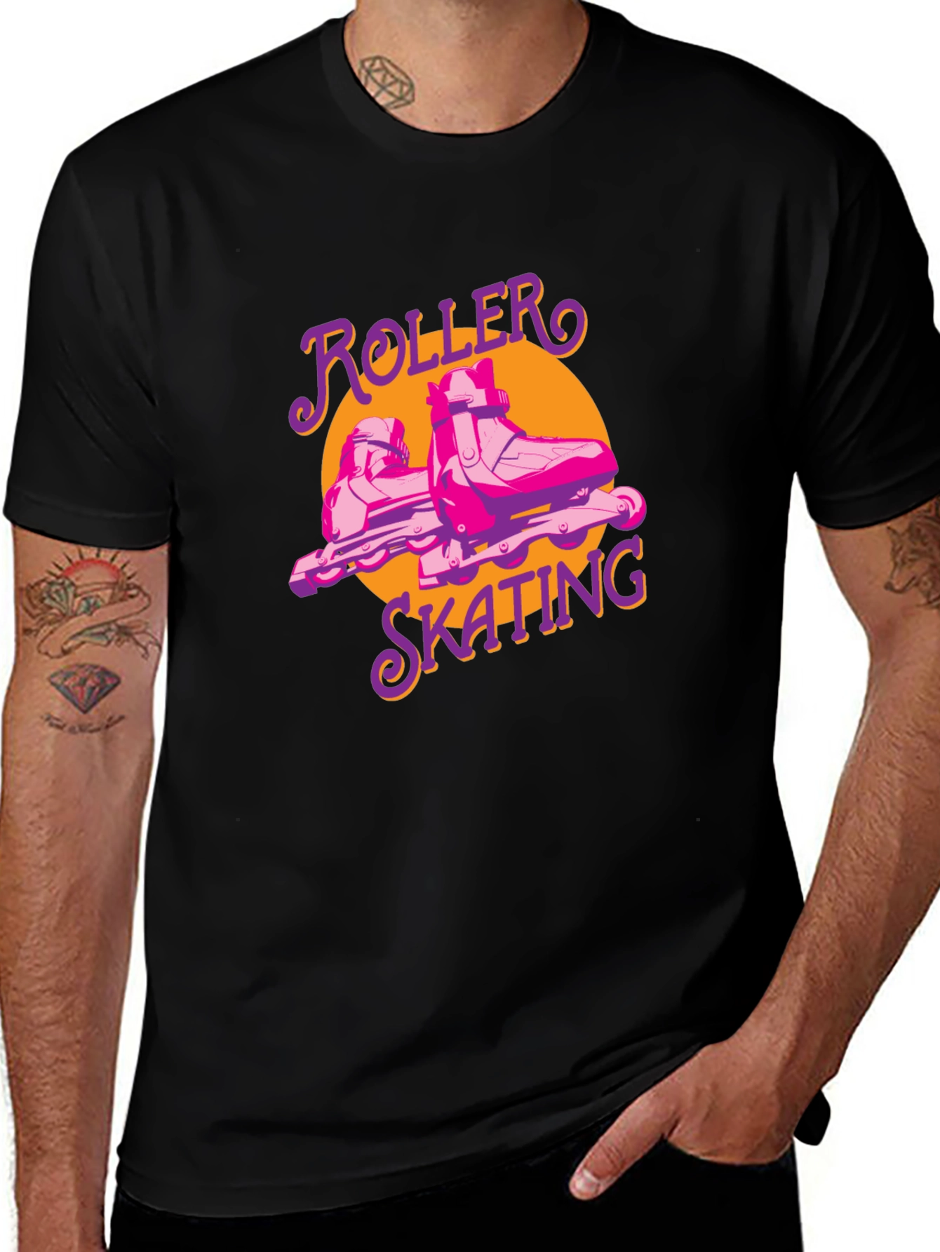 Variant 16 of Retro Roller Skating T-Shirt