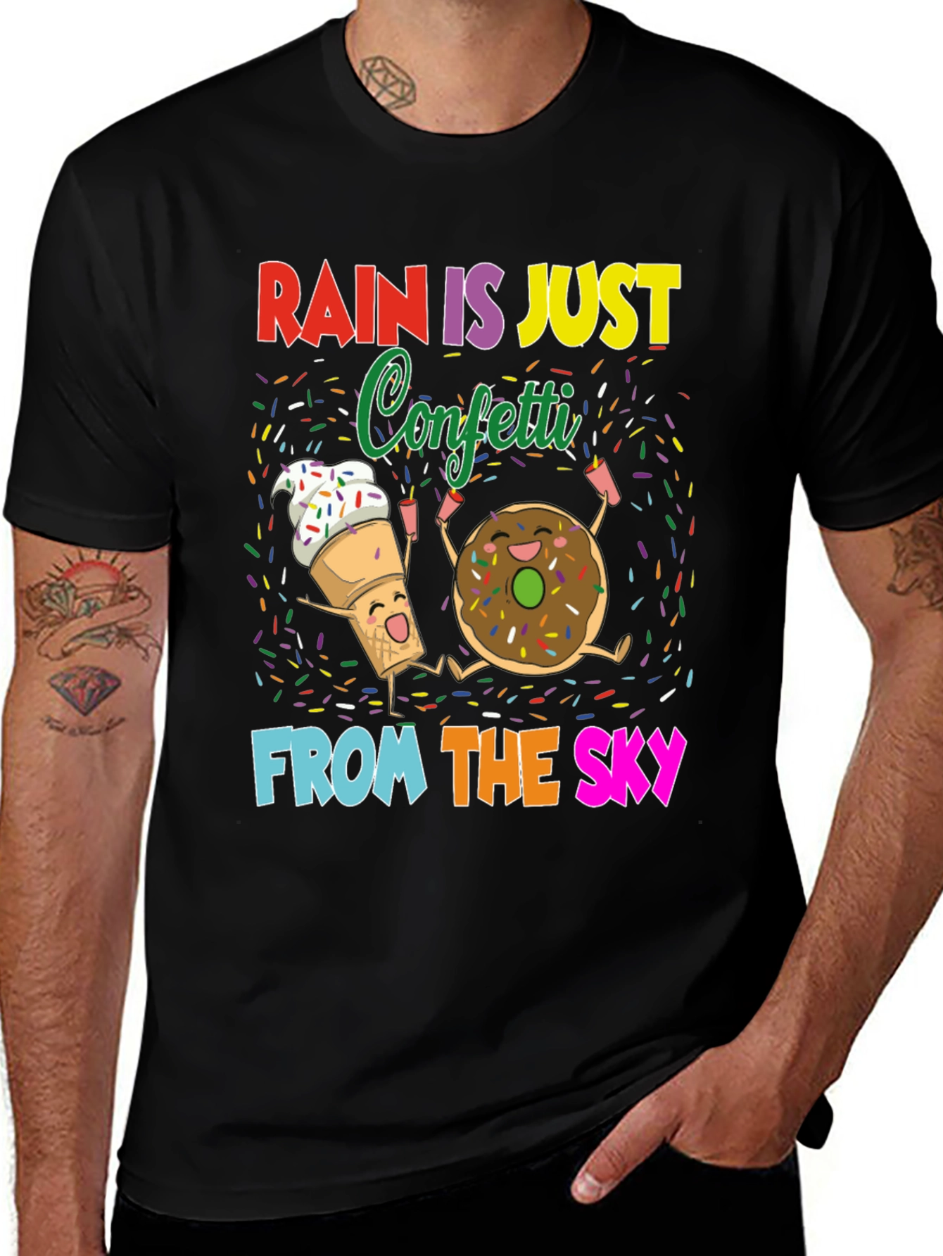 Variant 15 of Rain Is Just Confetti T-Shirt