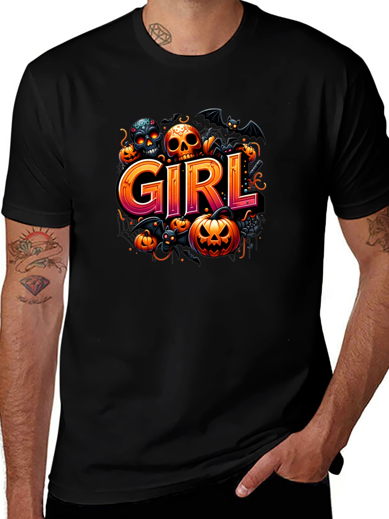 Halloween Girl T-Shirt - Spooky Season Tee