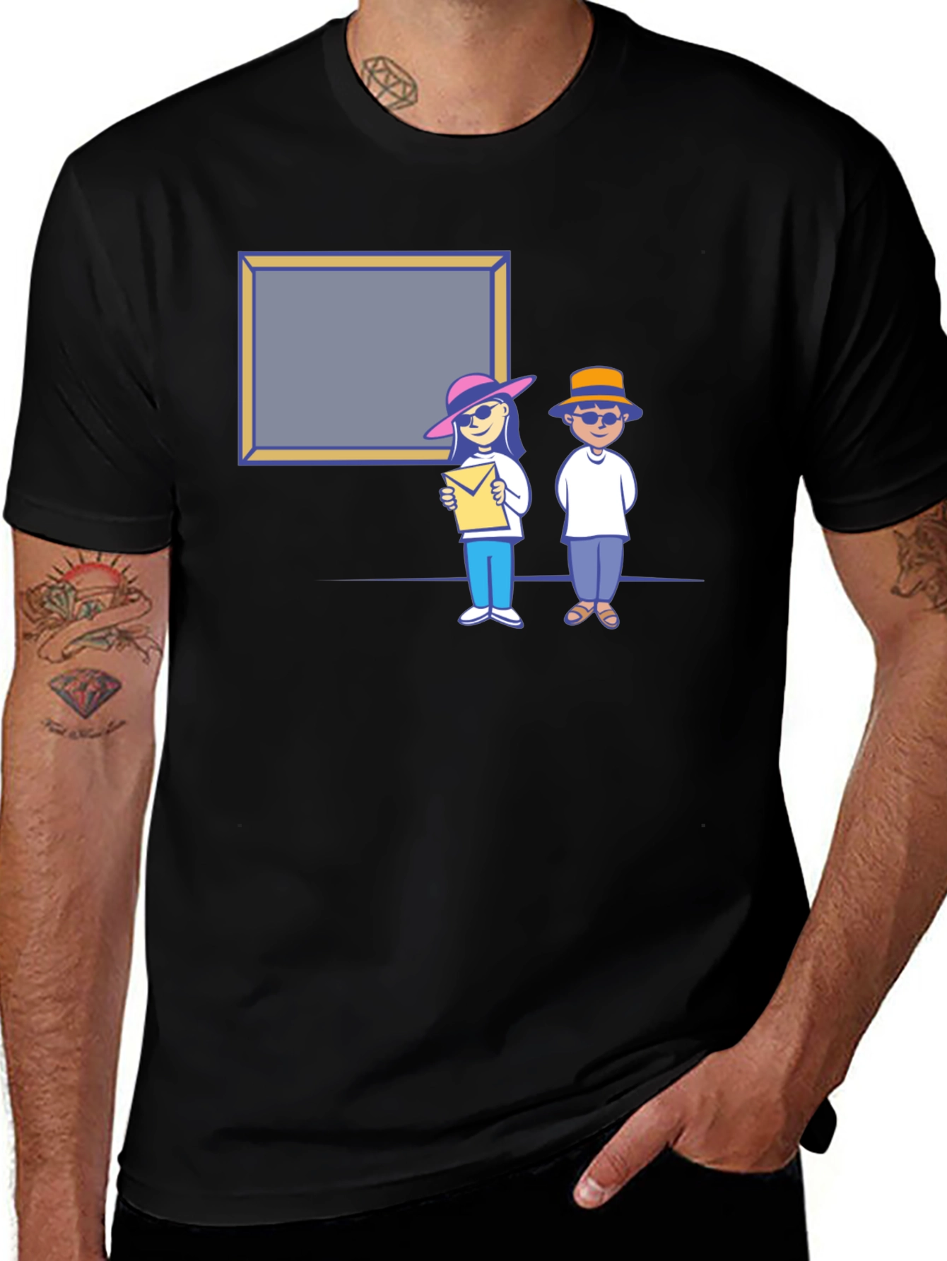 Variant 25 of Stylish Cartoon Art T-Shirt