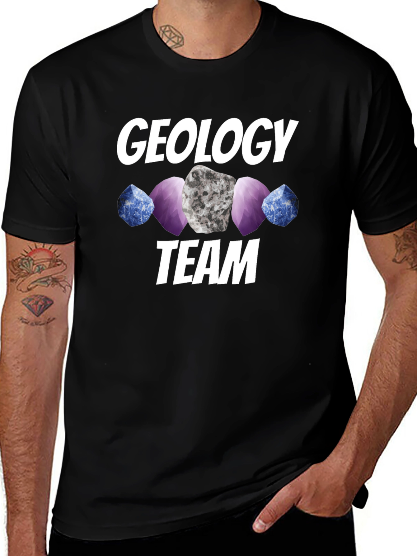 Geology Team Graphic Tee - Rock & Mineral Lovers Shirt