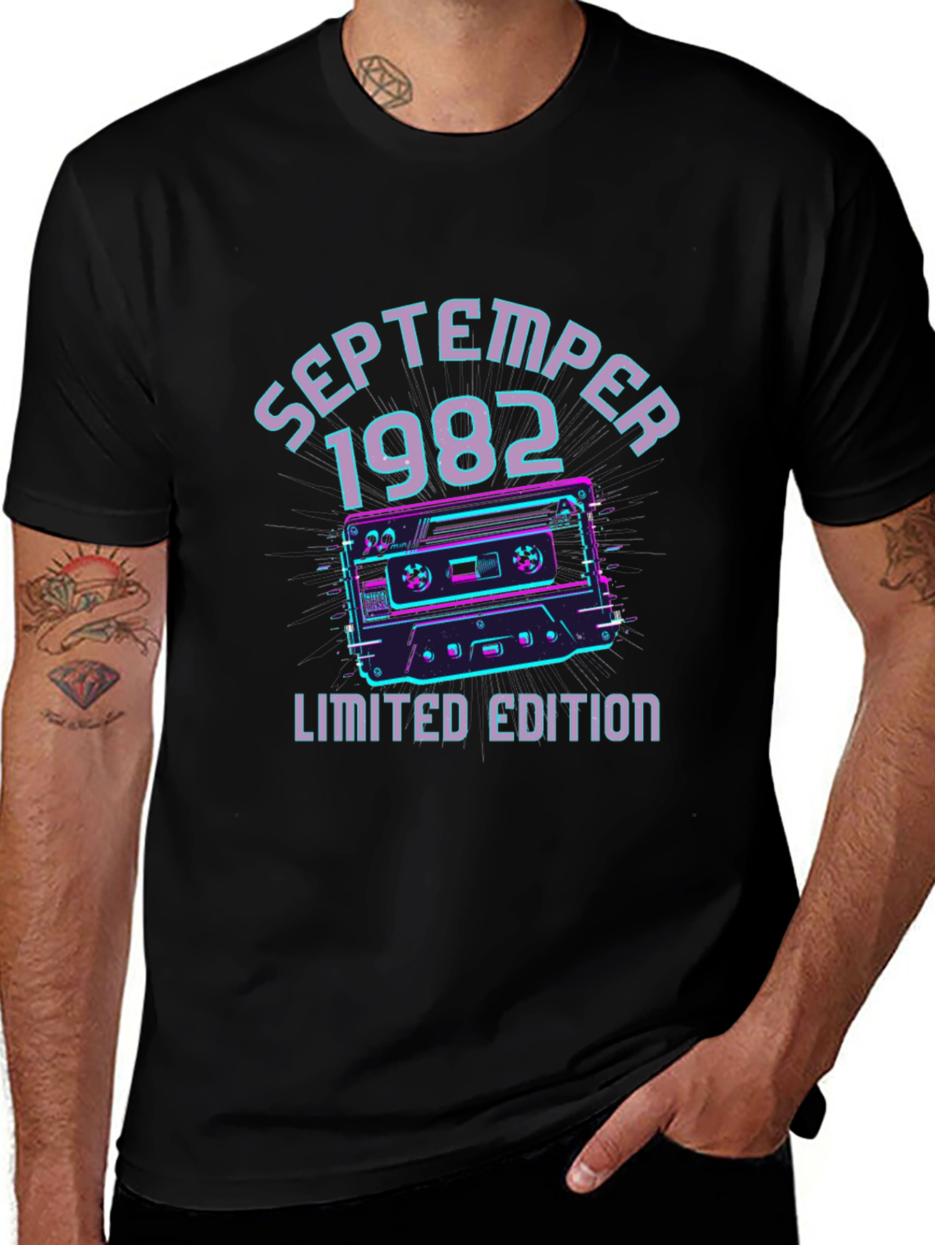 Variant 15 of September 1982 Cassette Tape Limited Edition Graphic Tee