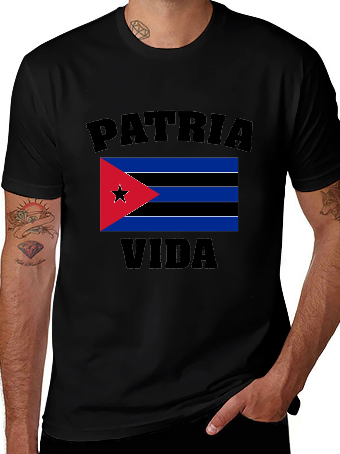 Patria y Vida Cuba Flag T-Shirt