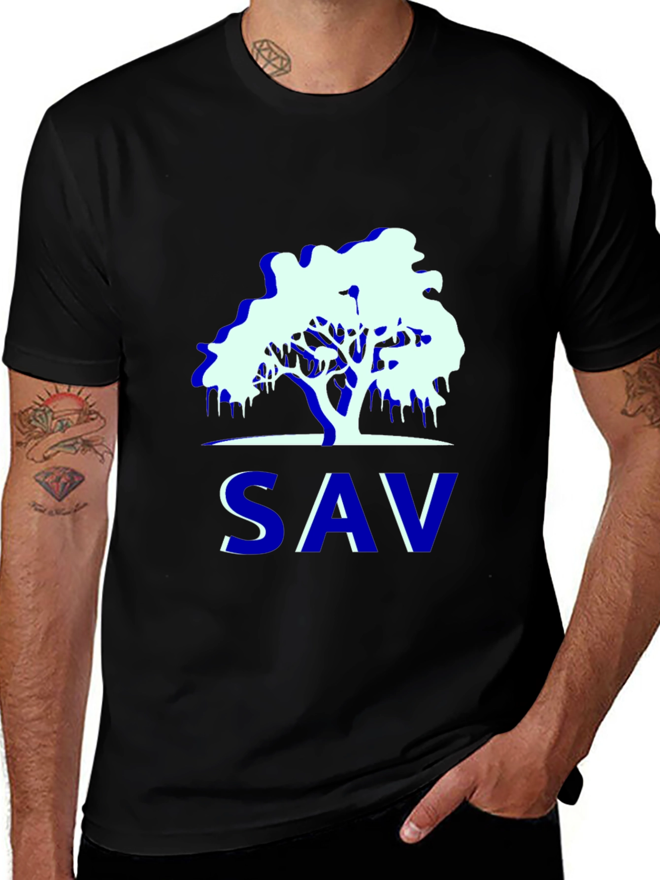 Savannah Tree Graphic Tee - Soft Cotton Comfort