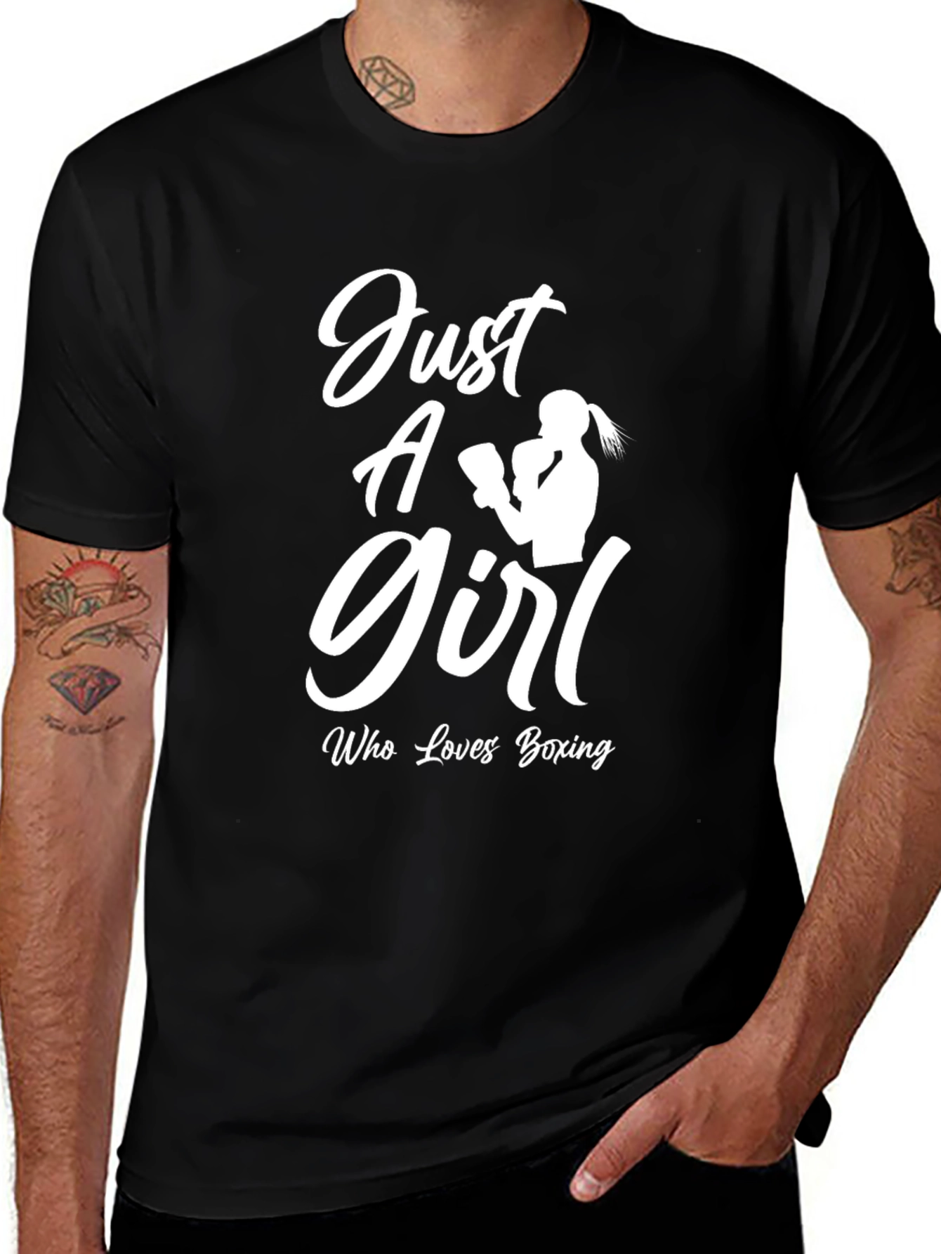 Boxing Girl T-Shirt - Just A Girl Who Loves Boxing