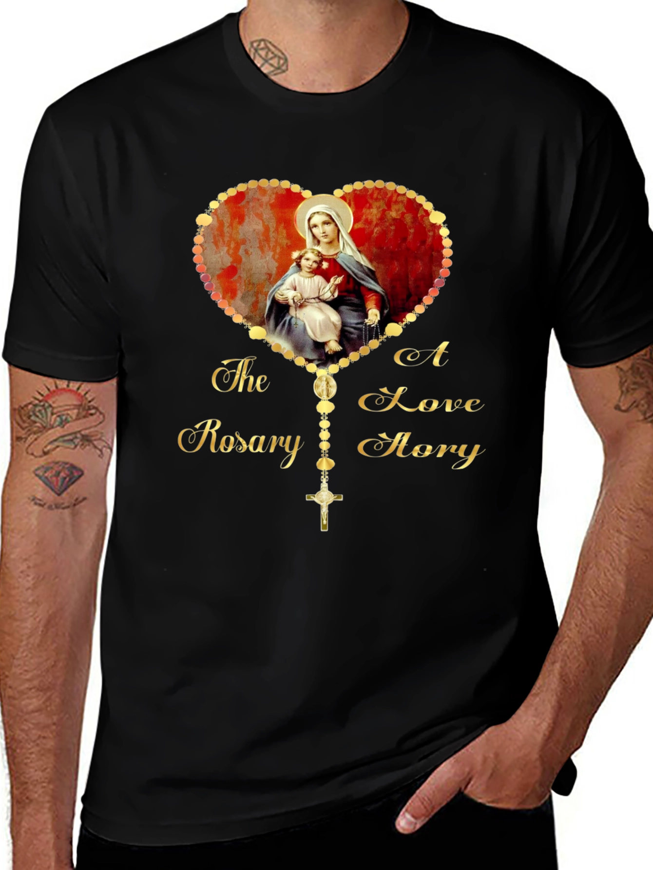 Rosary Love Story T-Shirt