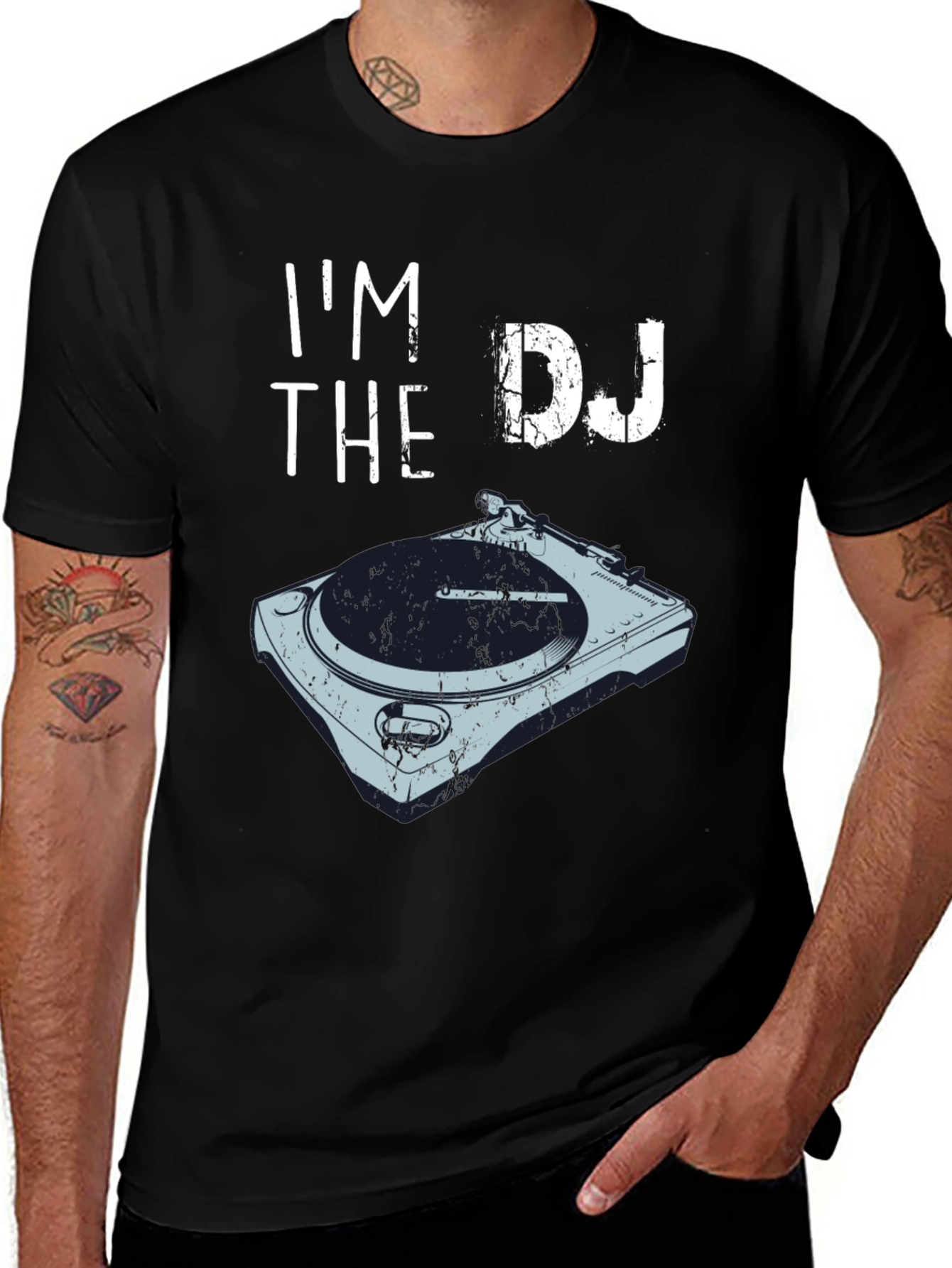 I'm The DJ T-Shirt | Turntable Graphic Tee