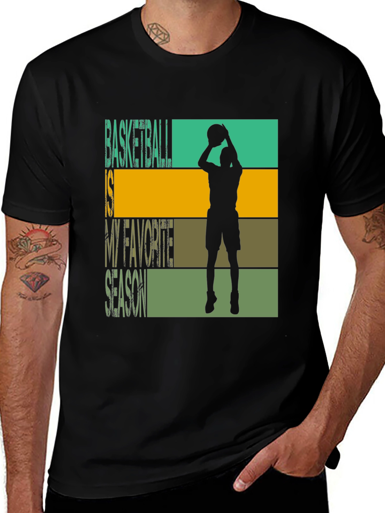 Variant 6 of Basketball Season Graphic Tee