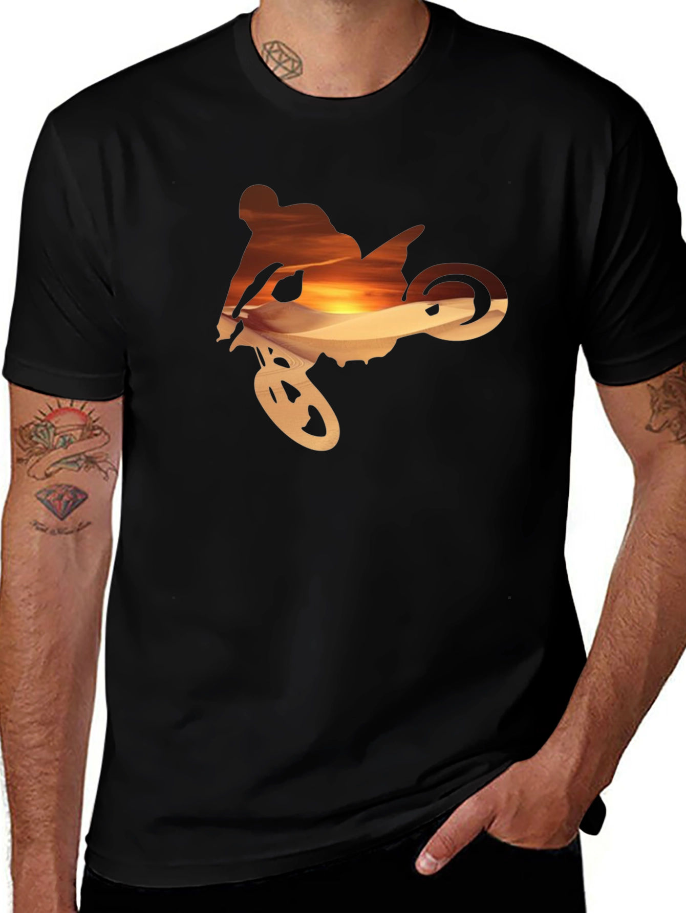 Variant 23 of Sunset Motocross Graphic Tee