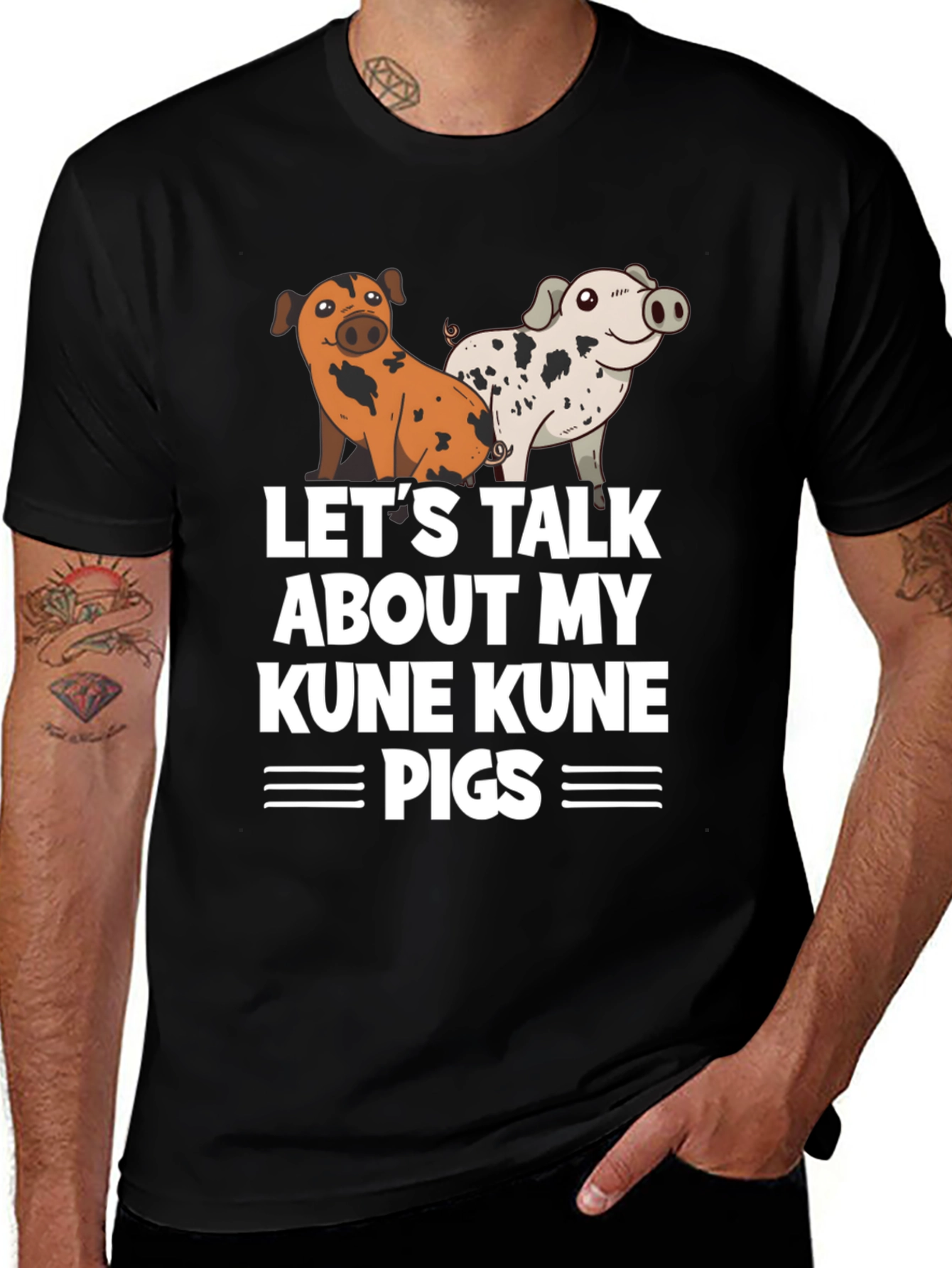Variant 22 of Kune Kune Pigs Graphic T-Shirt