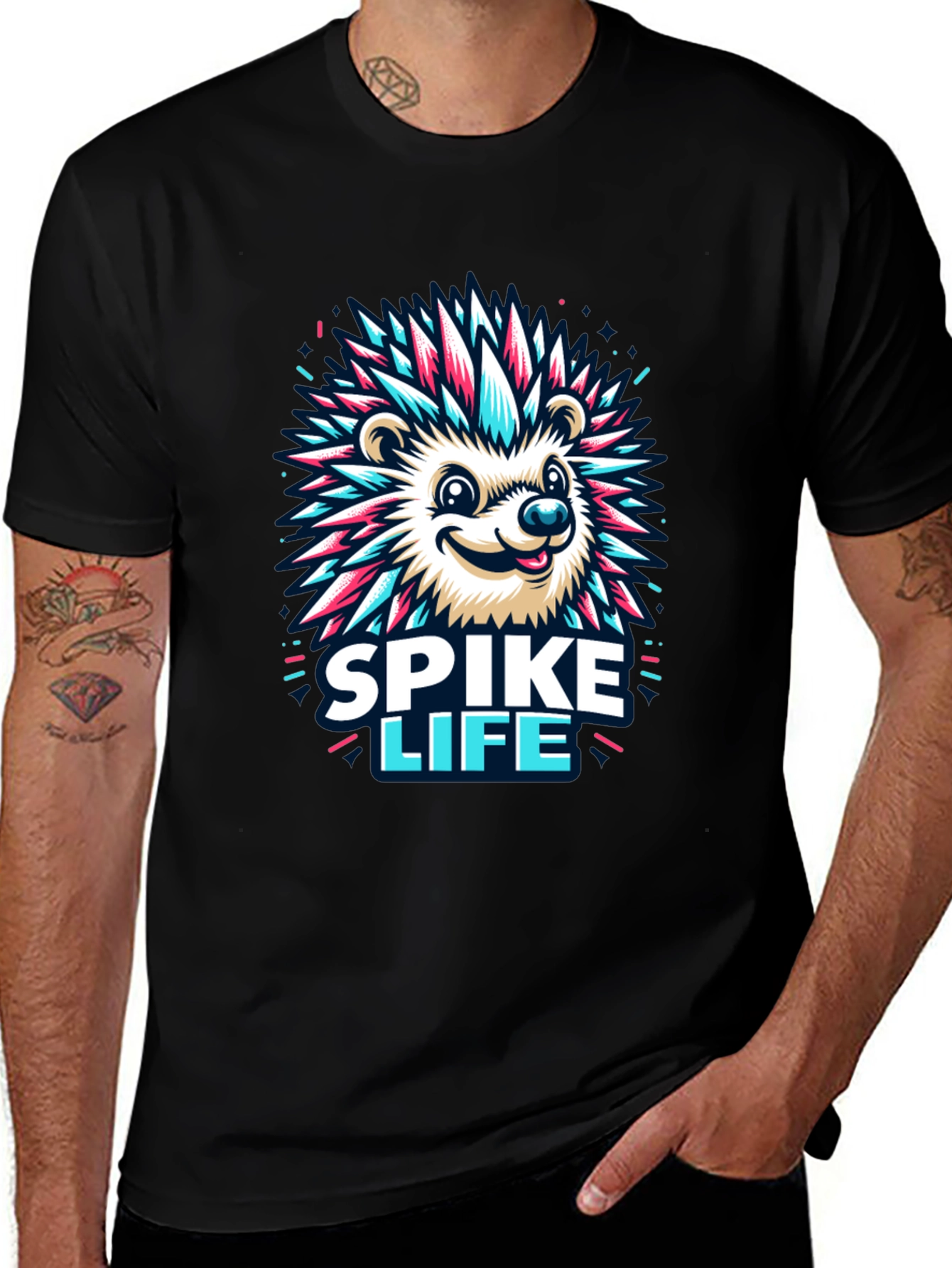 Variant 30 of Spike Life Hedgehog Graphic T-Shirt