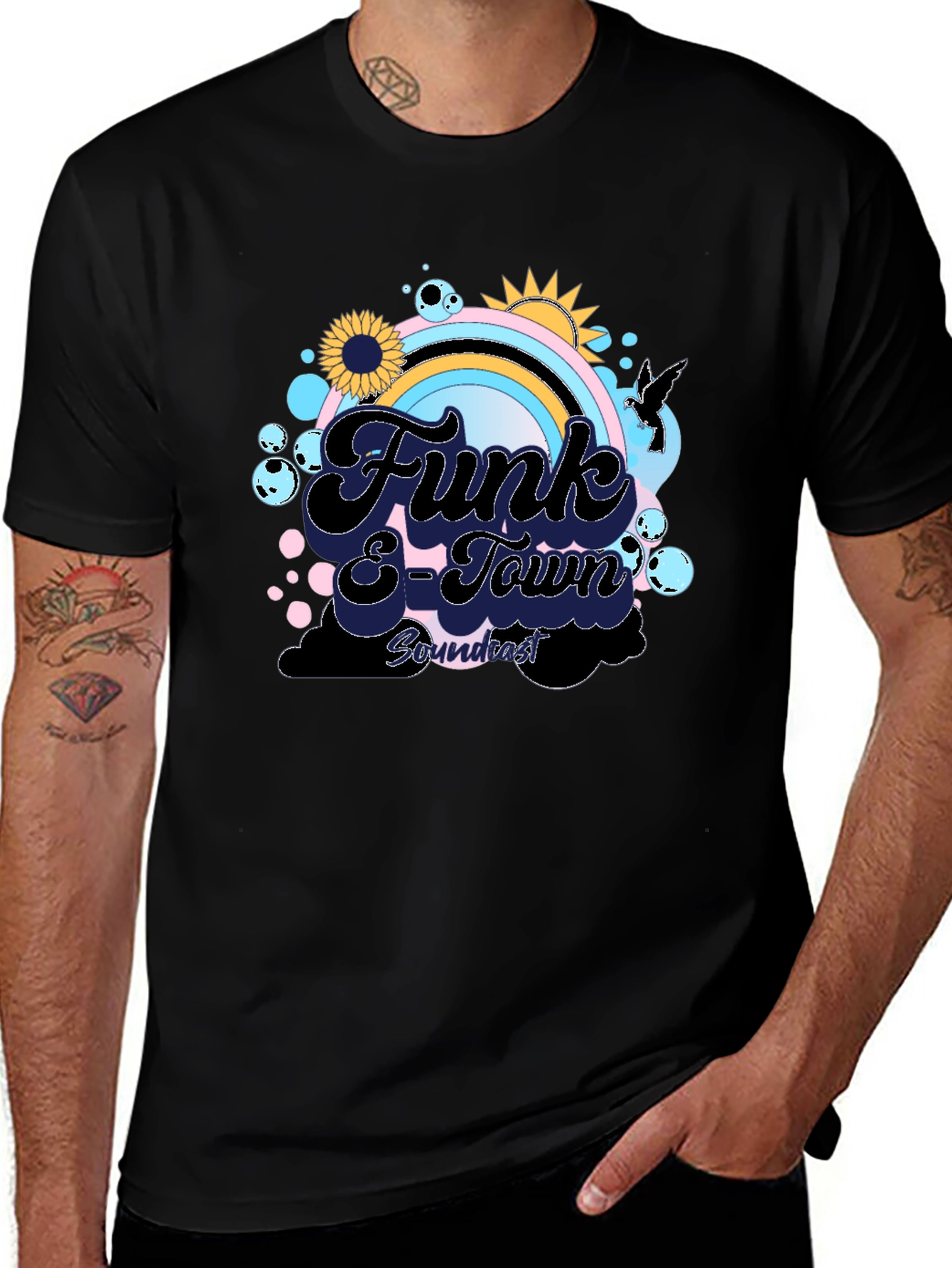 Variant 30 of Funk E-Town Graphic Tee - Retro Style