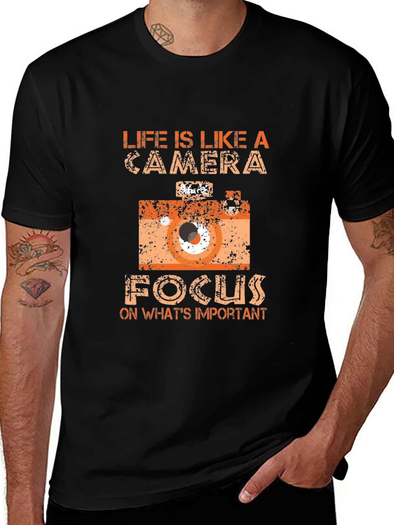 Variant 18 of Life is Like A Camera Graphic Tee