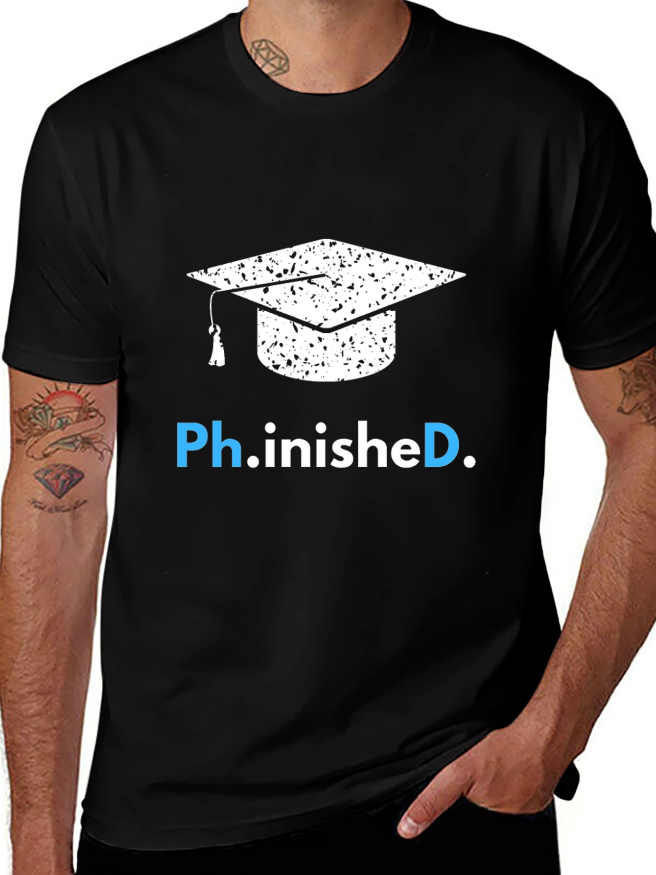 Variant 6 of Ph.inished Graduation T-Shirt - Celebrate Success!