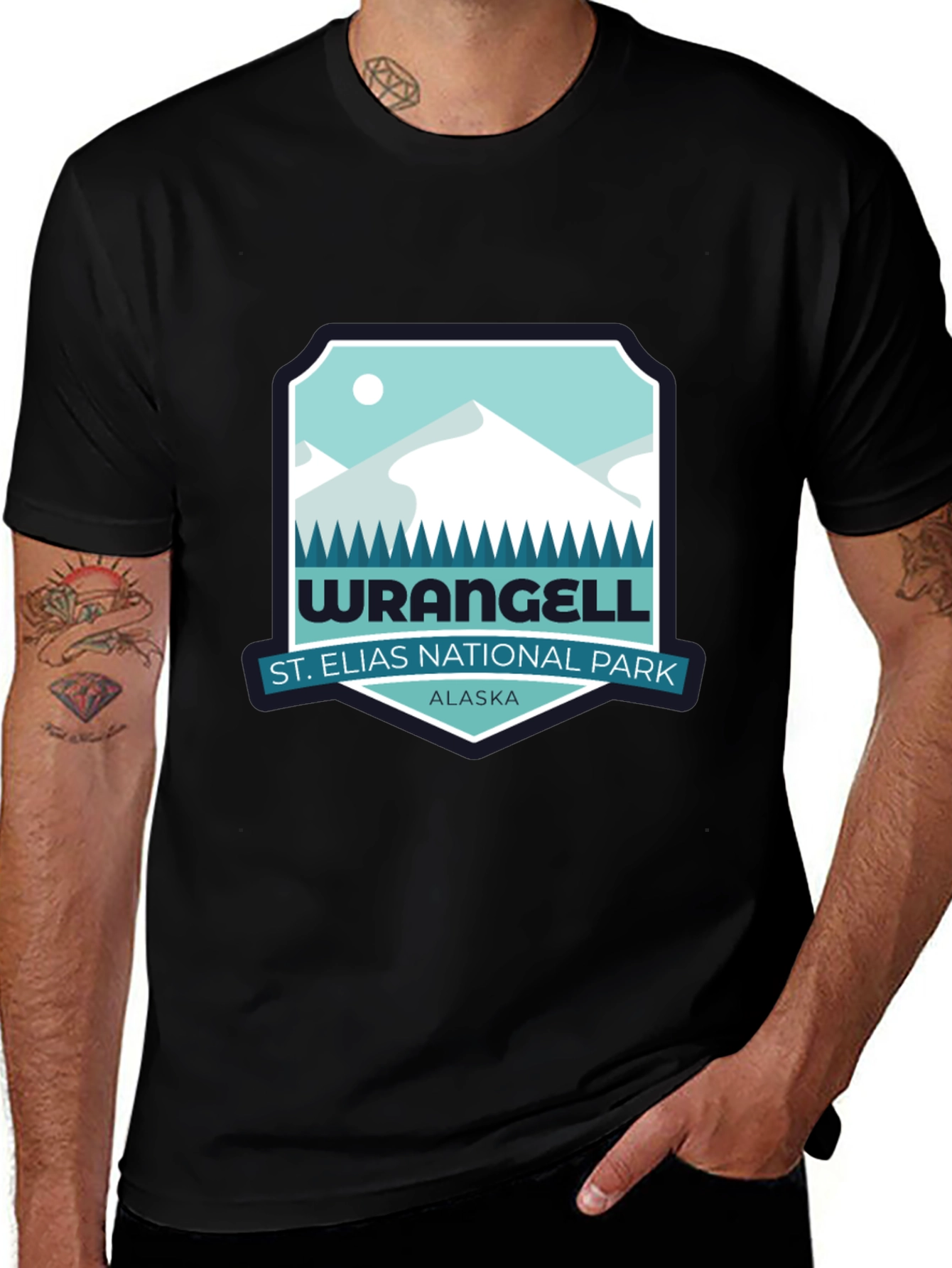 Variant 10 of Wrangell St. Elias National Park T-Shirt