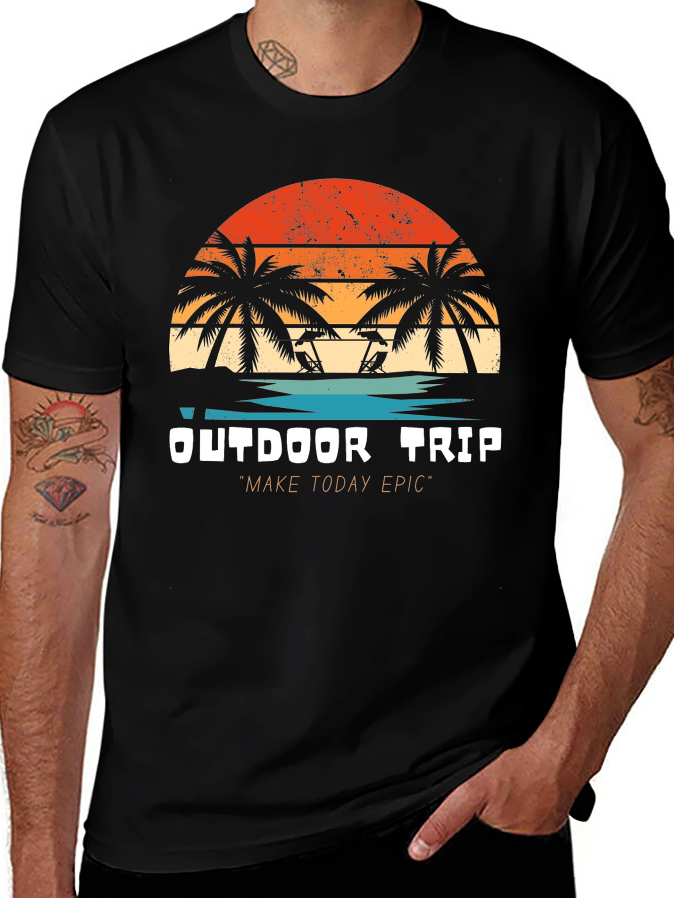 Variant 7 of Outdoor Trip Graphic Tee