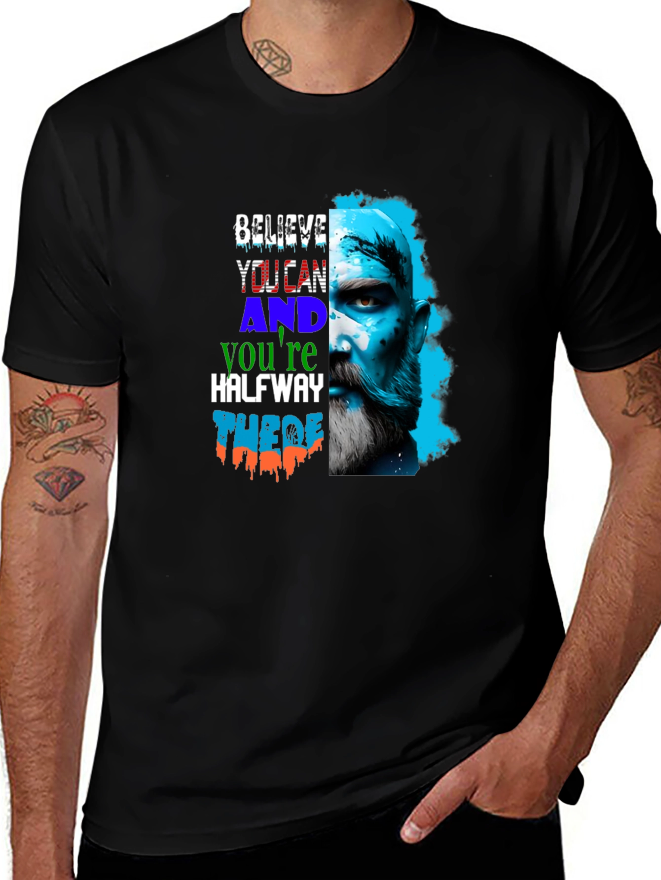 Variant 13 of Believe You Can Graphic Tee - Motivational T-Shirt
