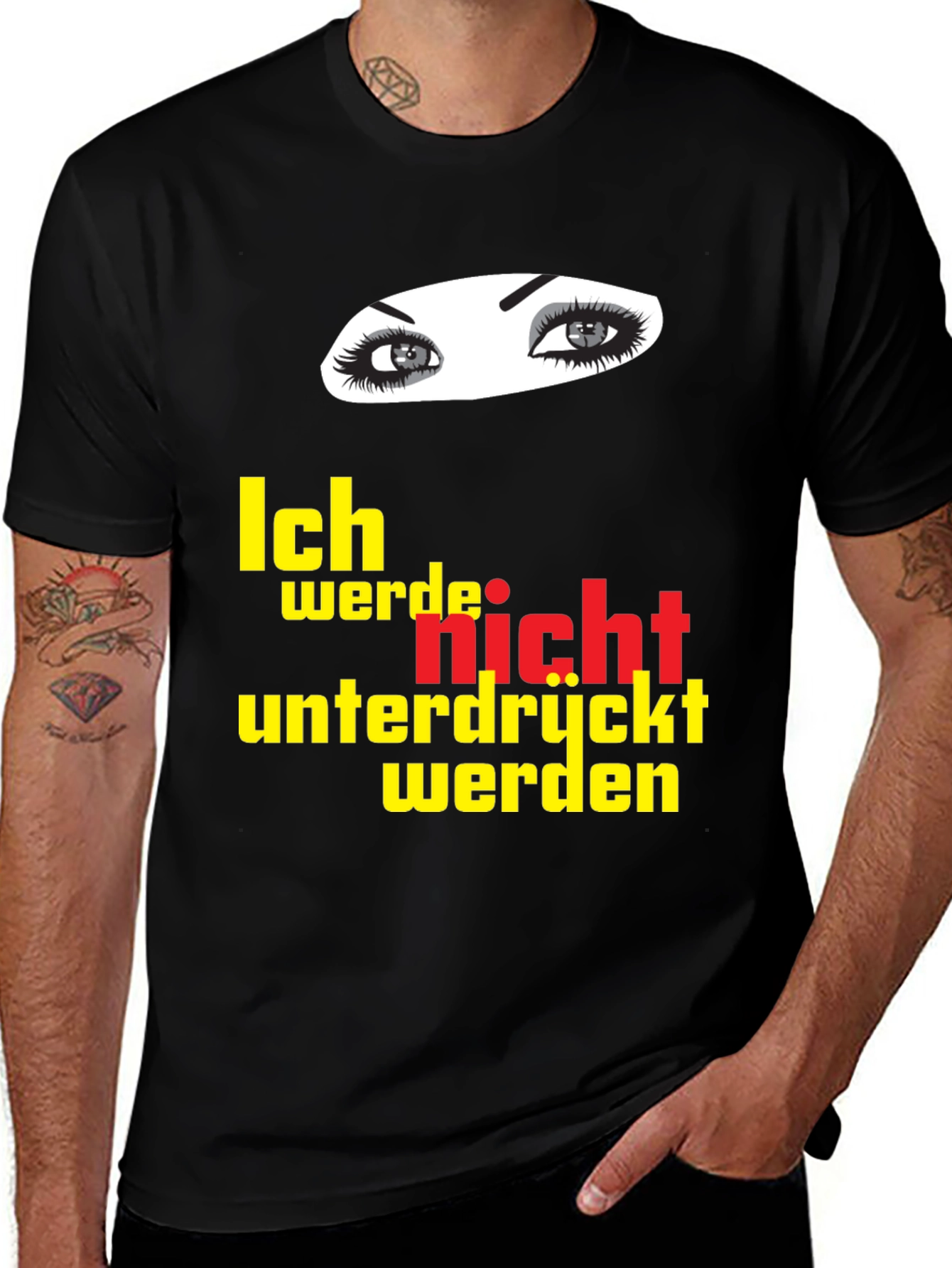 Variant 6 of Empowered T-Shirt - "Ich Werde Nicht Unterdrückt Werden"