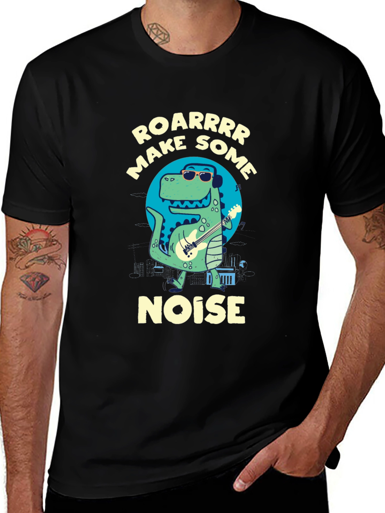 Variant 3 of Roarrrr Make Some Noise Dino T-Shirt