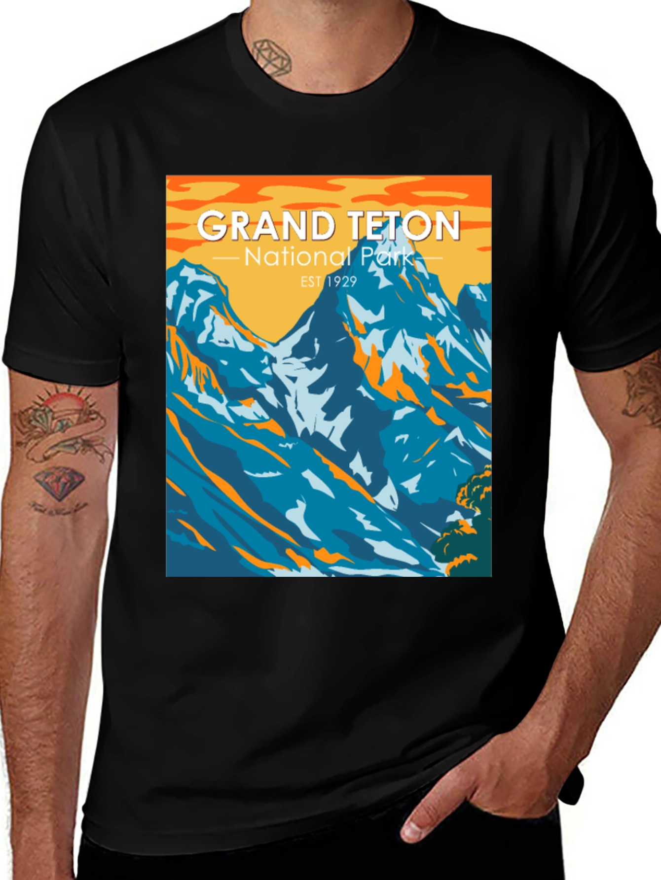Variant 30 of Grand Teton National Park Graphic Tee