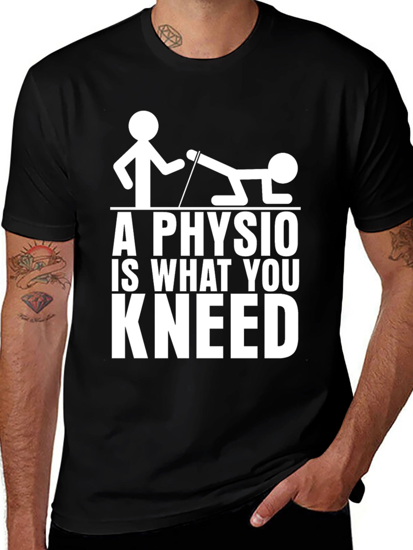 Variant 28 of Physio Knee-d T-Shirt - Funny Therapy Tee