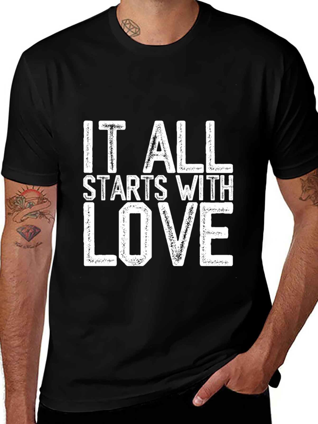Variant 11 of It All Starts With Love T-Shirt