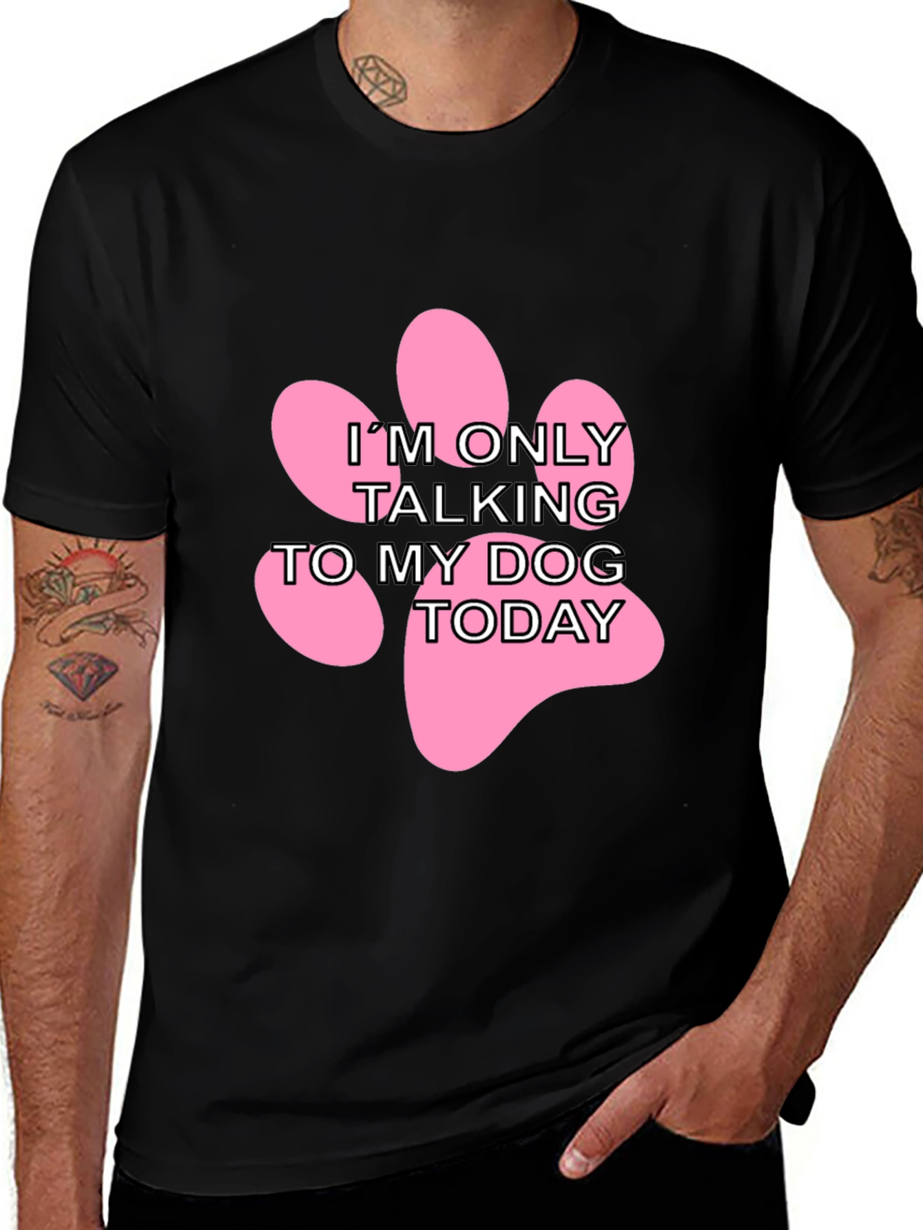Variant 20 of Dog Lover T-Shirt - "Talking to My Dog Today" Design