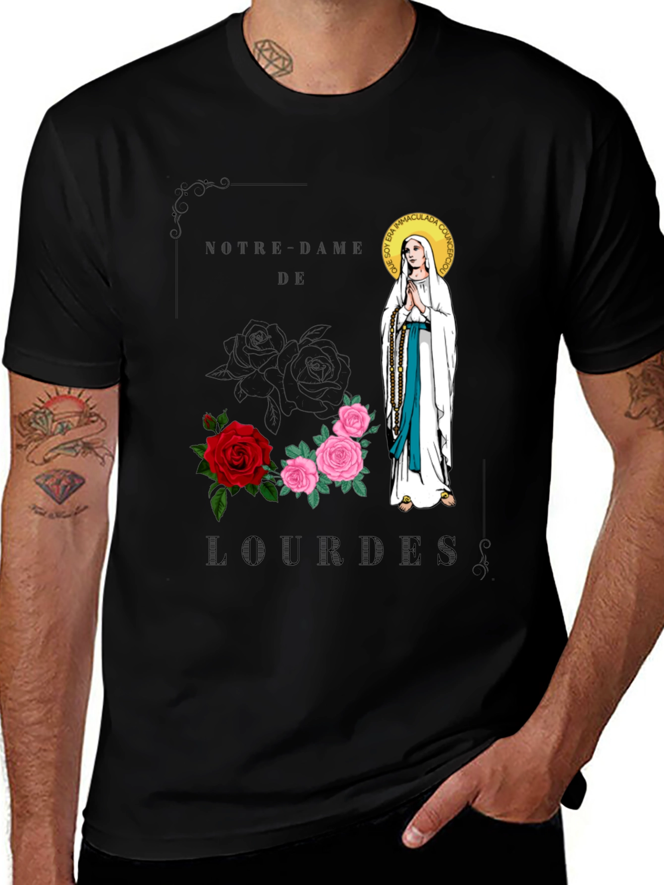 Variant 12 of Notre-Dame de Lourdes Graphic Tee