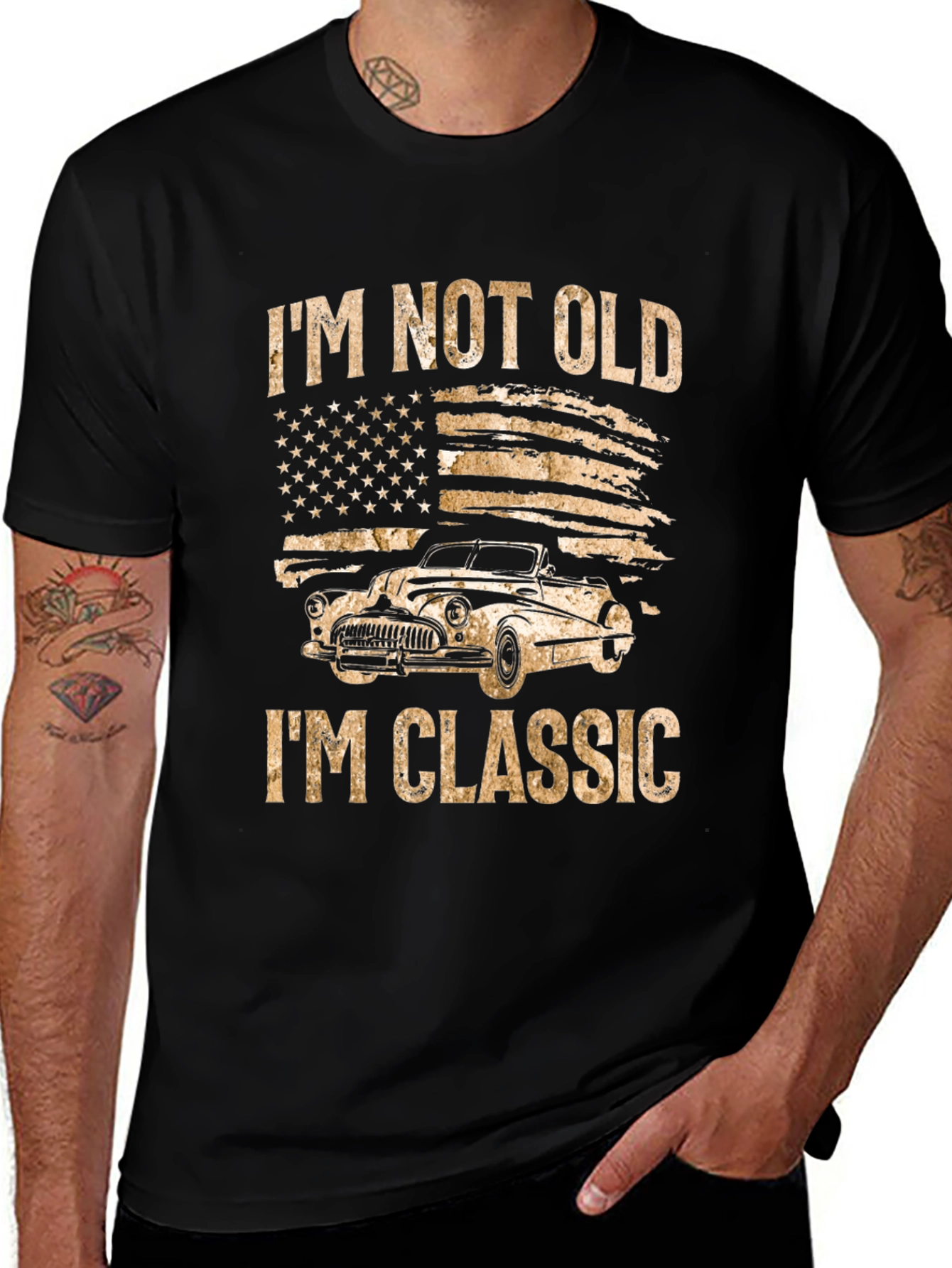 Variant 21 of I'm Not Old I'm Classic Car Graphic Tee