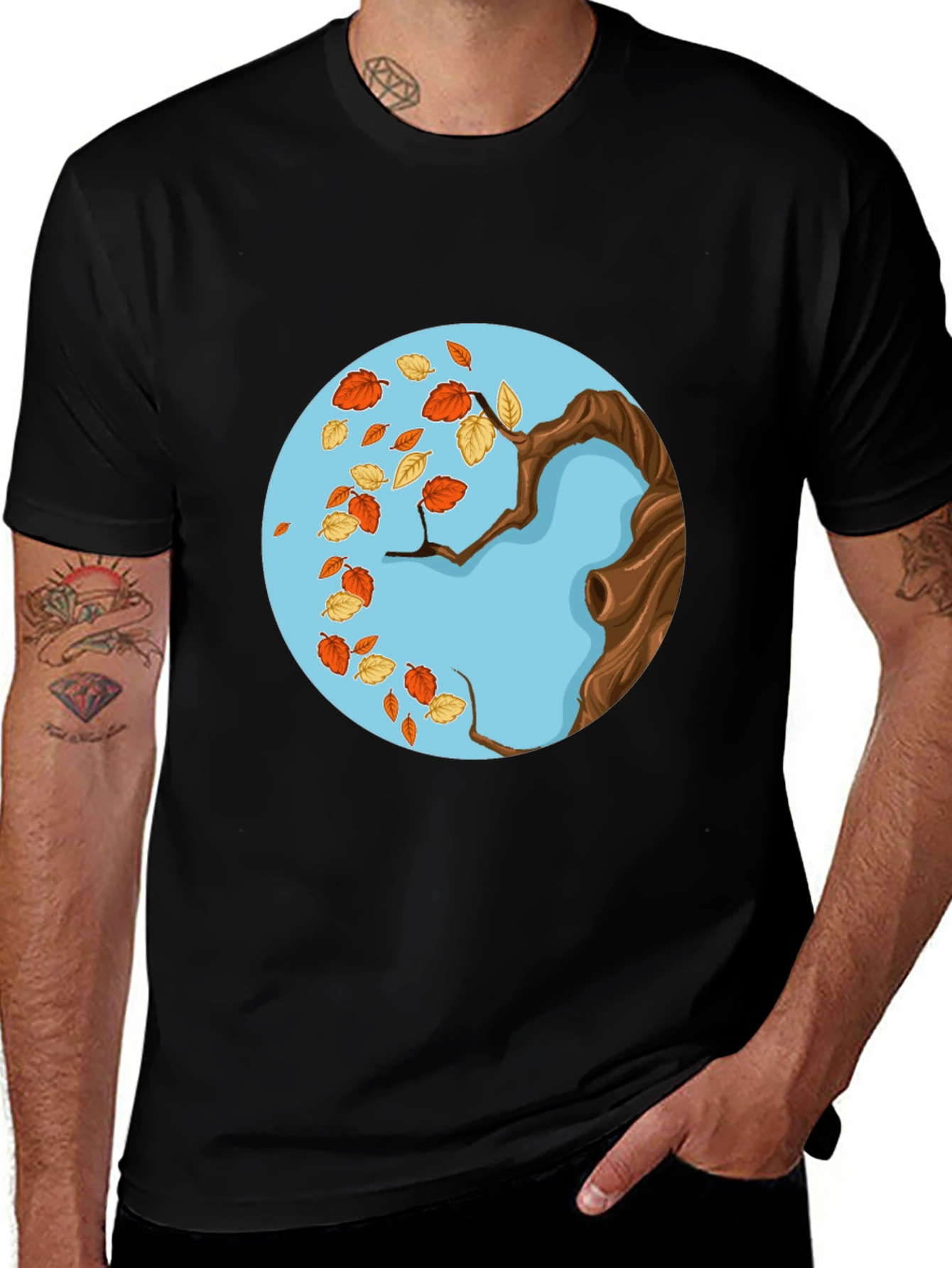 Variant 20 of Autumn Tree Graphic Tee - Stylish Fall Design