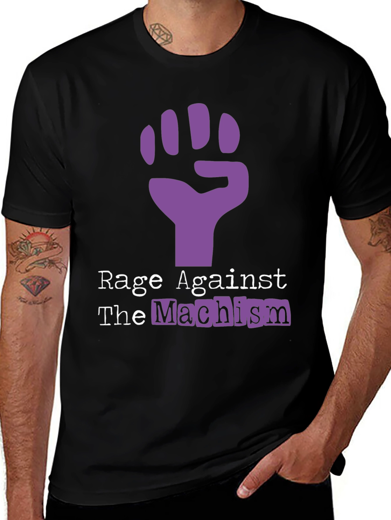 Variant 26 of Rage Against the Machism Graphic Tee