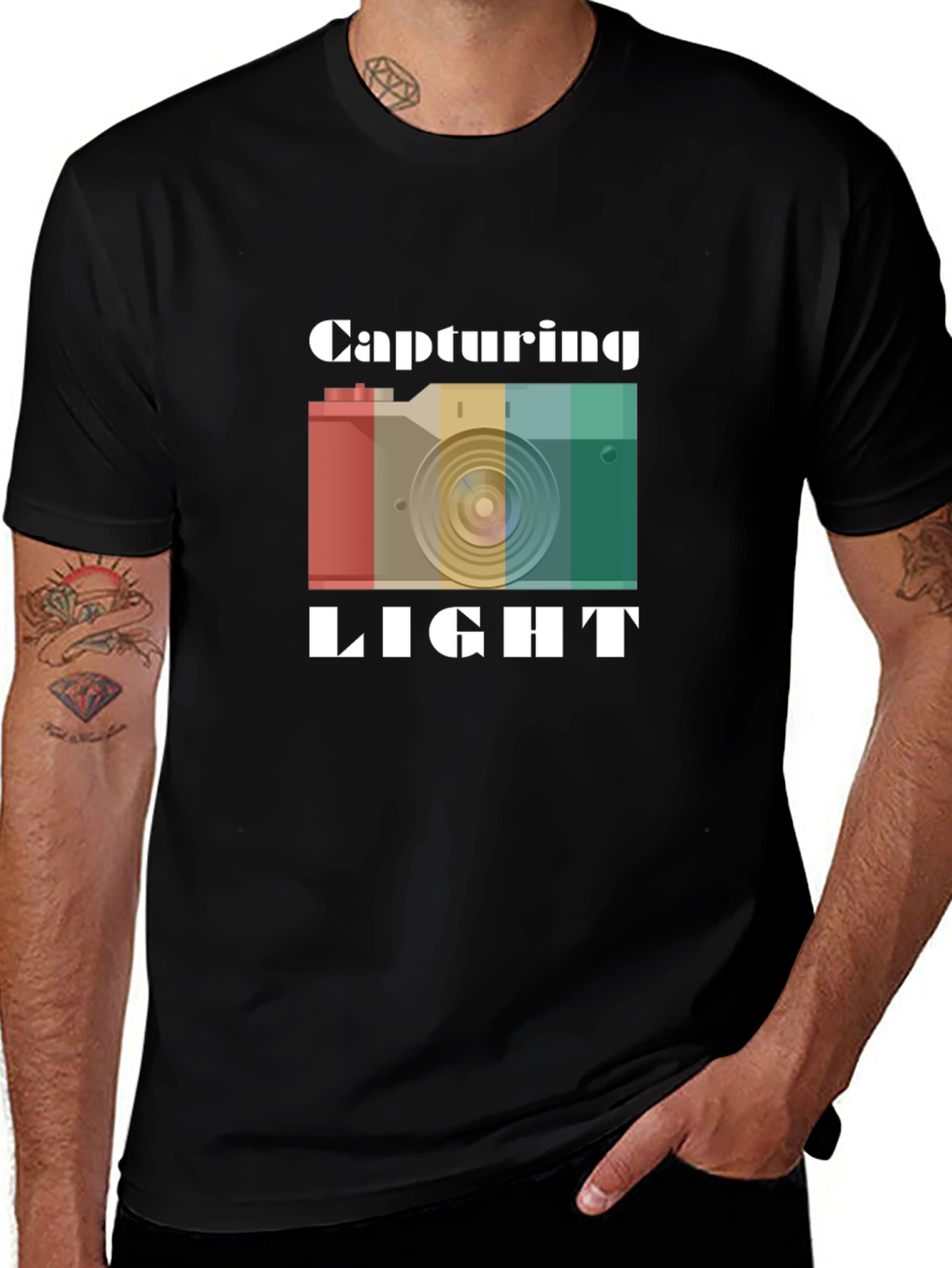 Variant 6 of Capturing Light Camera Graphic Tee