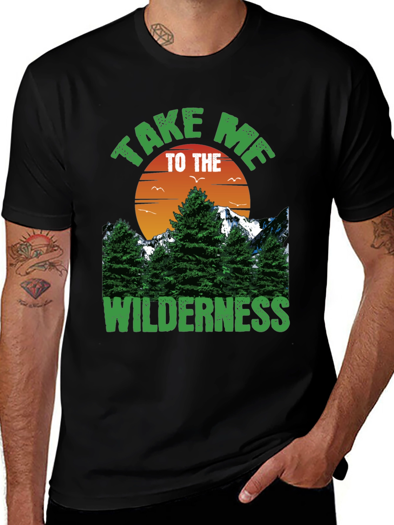 Variant 7 of Take Me To The Wilderness Graphic Tee