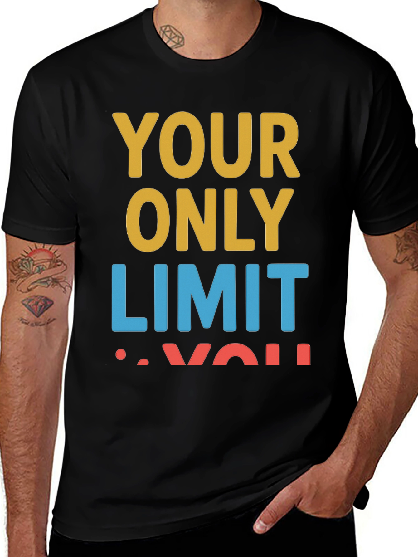 Variant 19 of Inspirational Graphic Tee - Your Only Limit